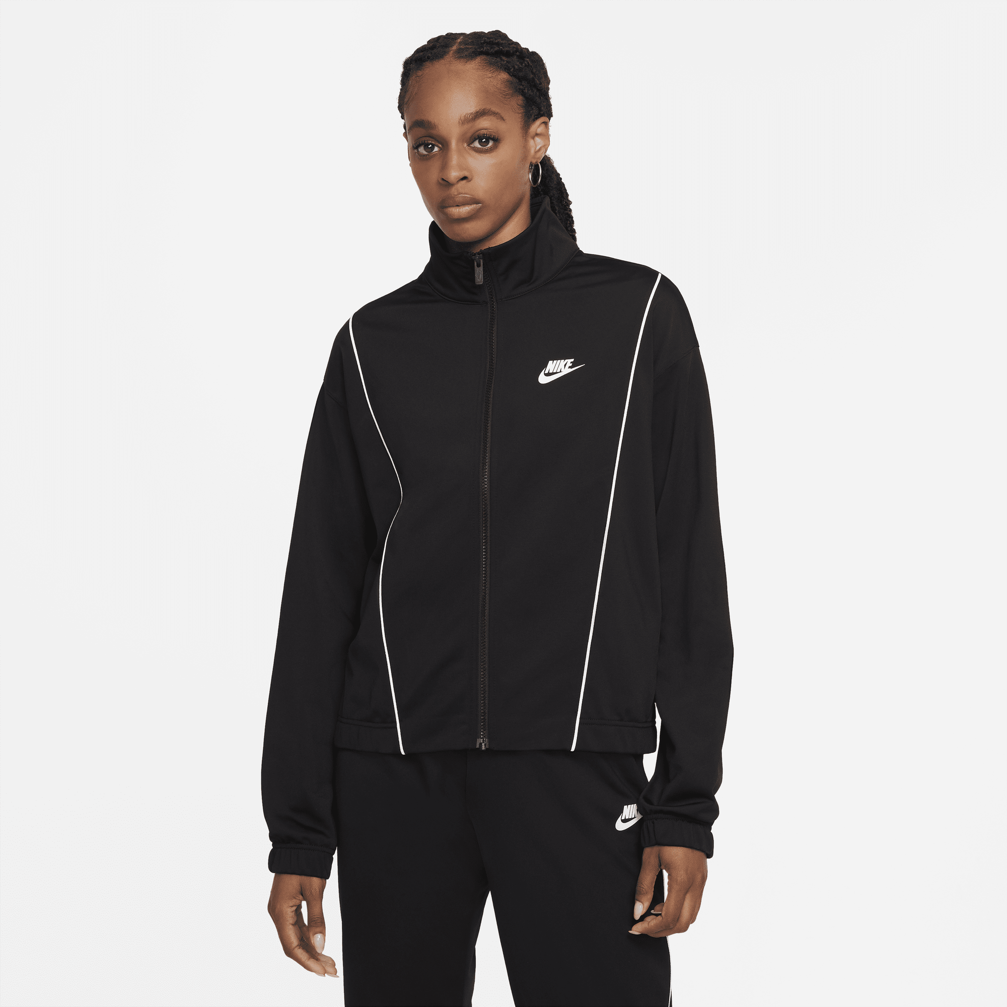 Nike womens top track suit