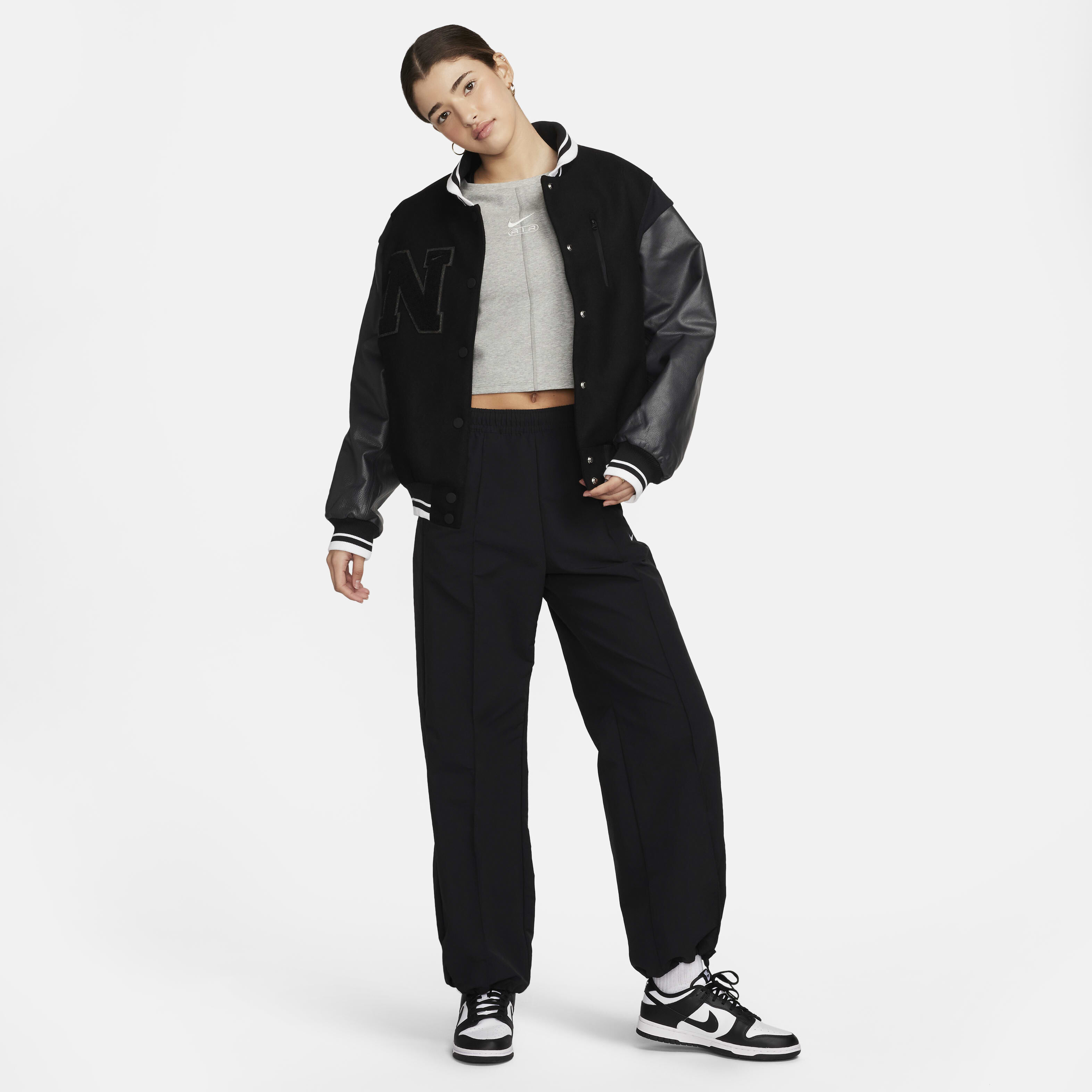 Buy Nike Sportswear Women s Oversized Wool Destroyer Jacket Nike Saudi Official