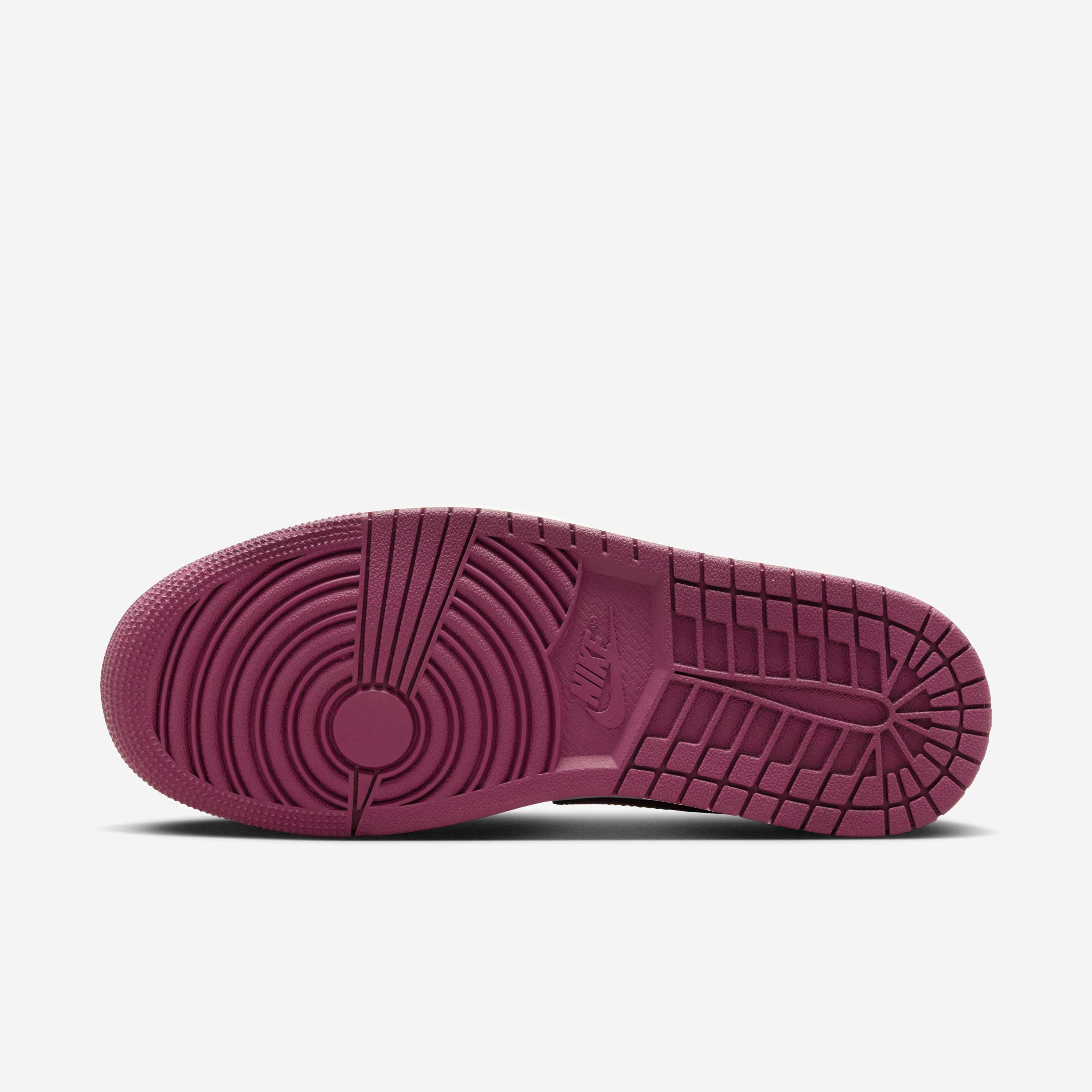 国内配送 NIKE W AIR JORDAN 1 LOW WHITE/SAIL-BORDEAUX Nike WMNS Air Jordan 1 Low 