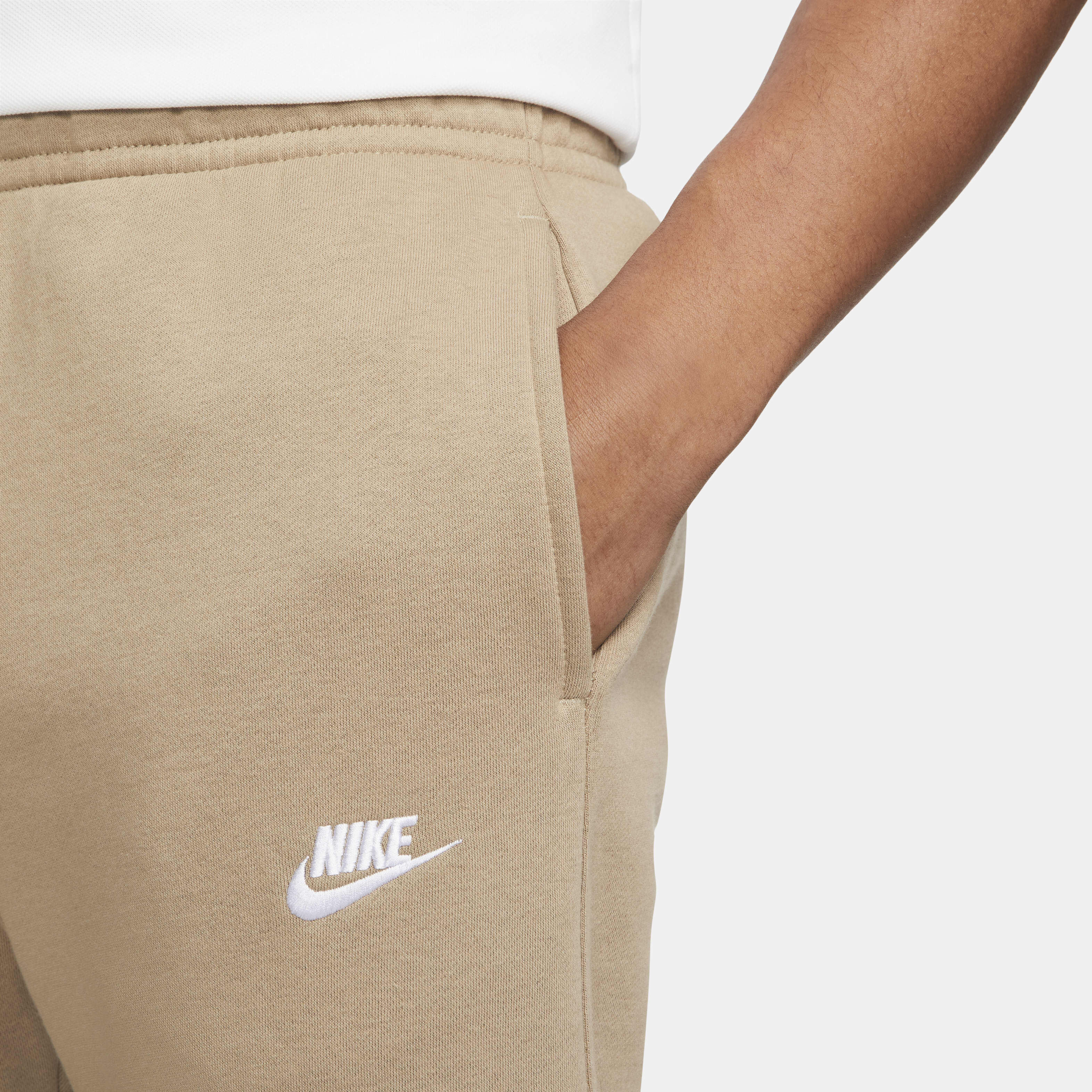 Nike sportswear club fleece sesame hotsell