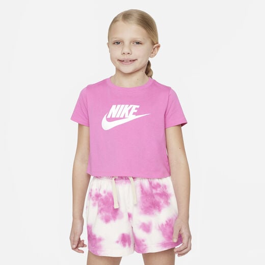 T-Shirts & Tops-Nike, Nike Sportswear, Older Kids' (Girls') Cropped T-Shirt