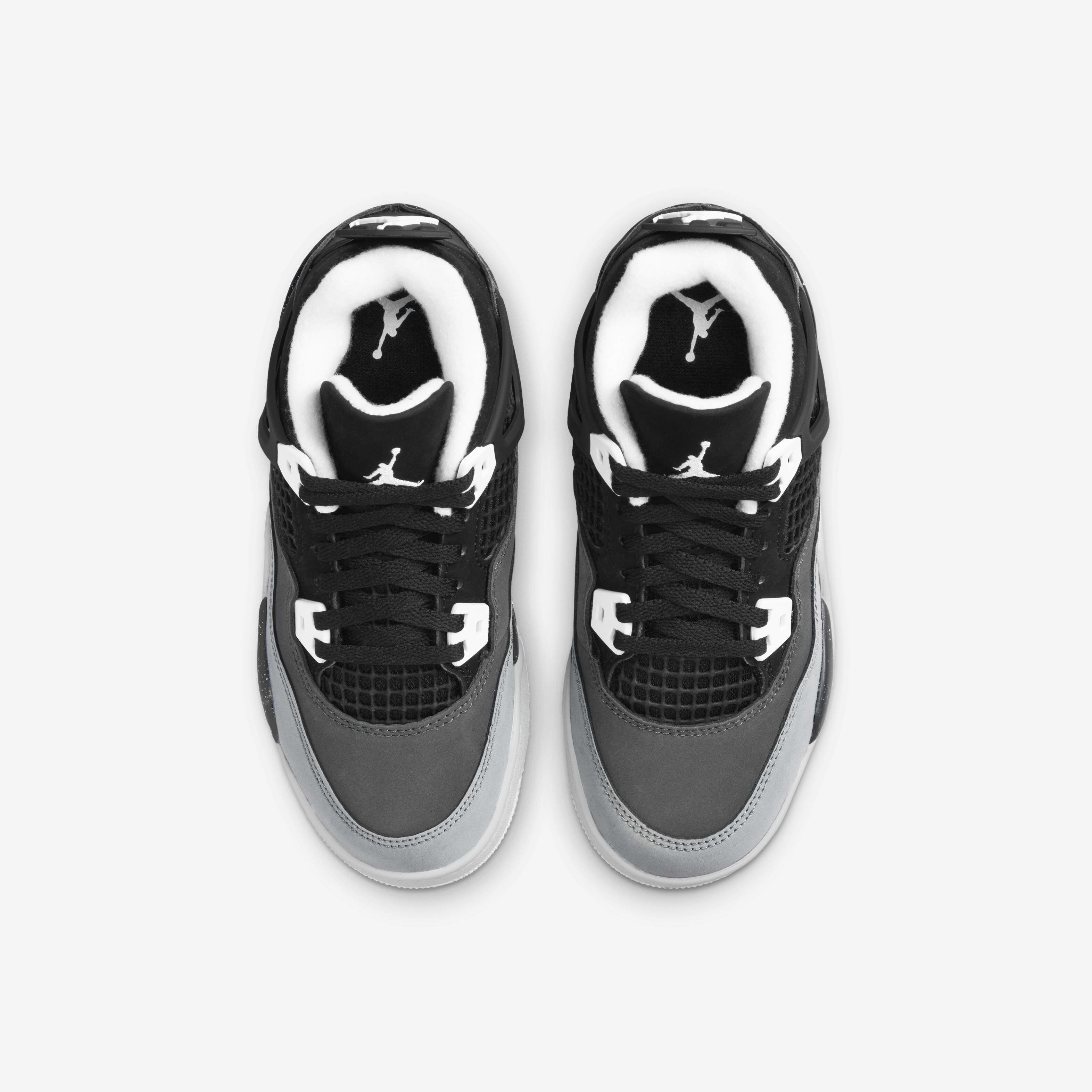 Buy Jordan 4 Retro Fear Younger Kids Shoes Black Anthracite Black White Nike Saudi Official