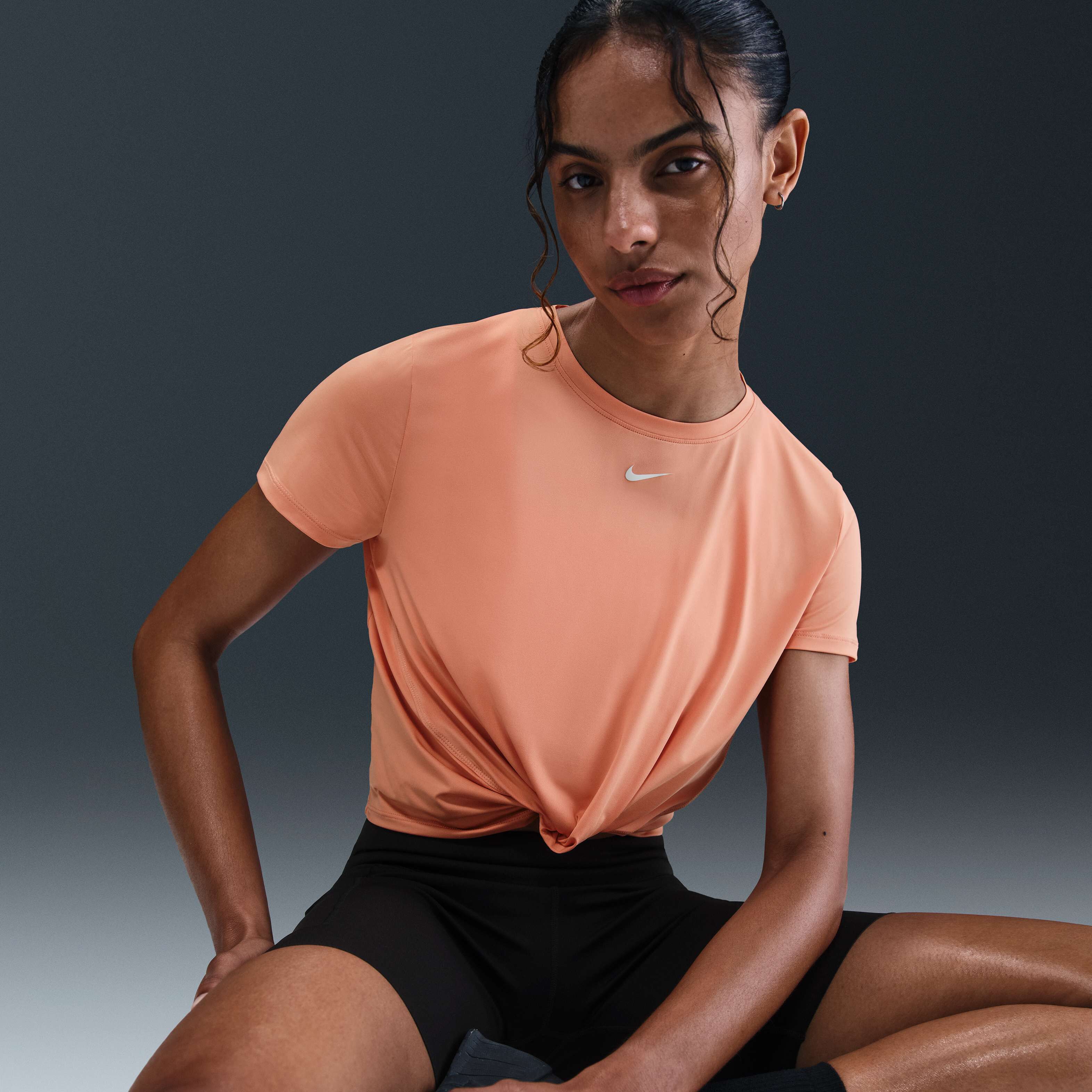 Buy Nike One Classic Women's Dri-FIT Twist Short-Sleeve Top