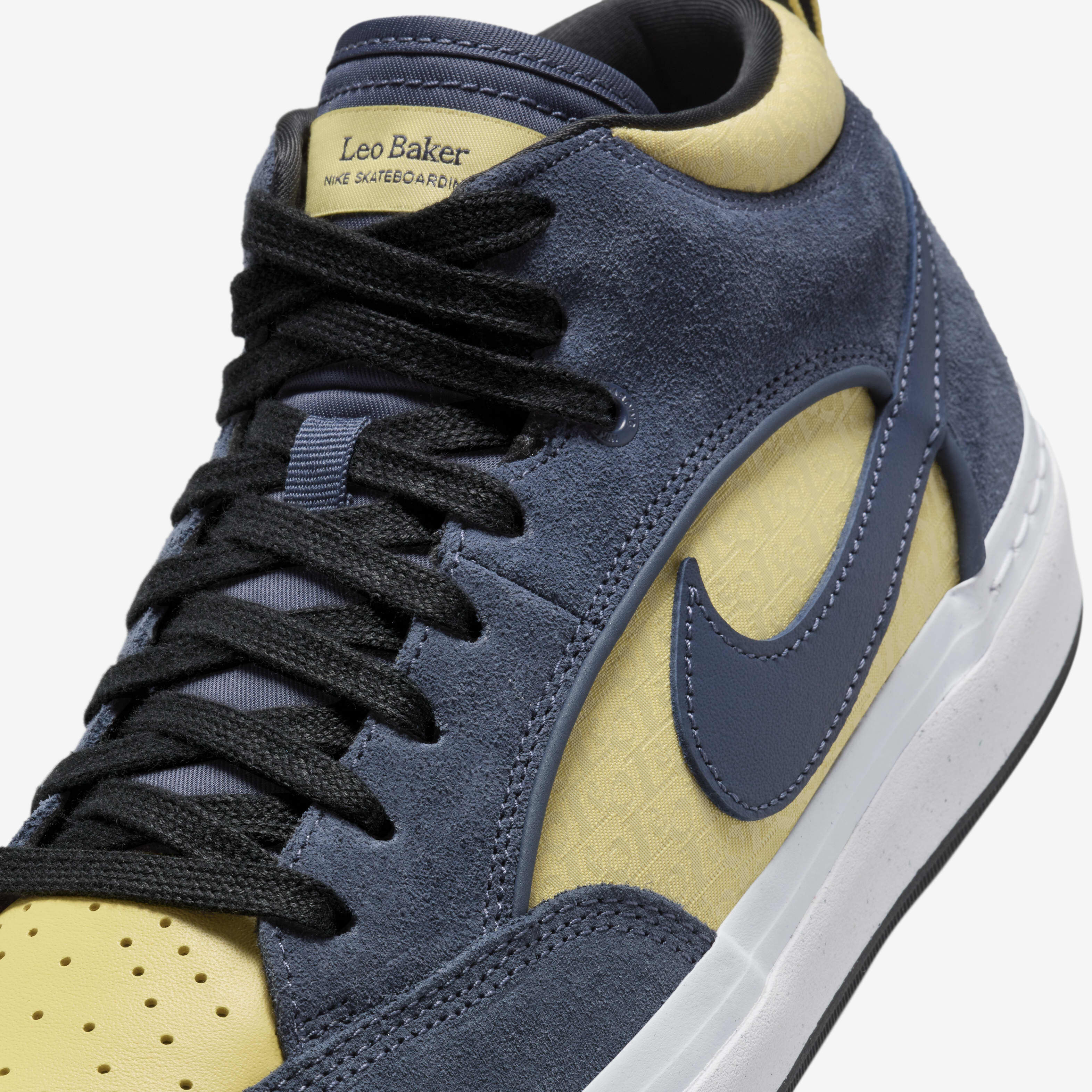 Buy Nike SB React Leo Skate Shoes - Thunder Blue/Saturn Gold
