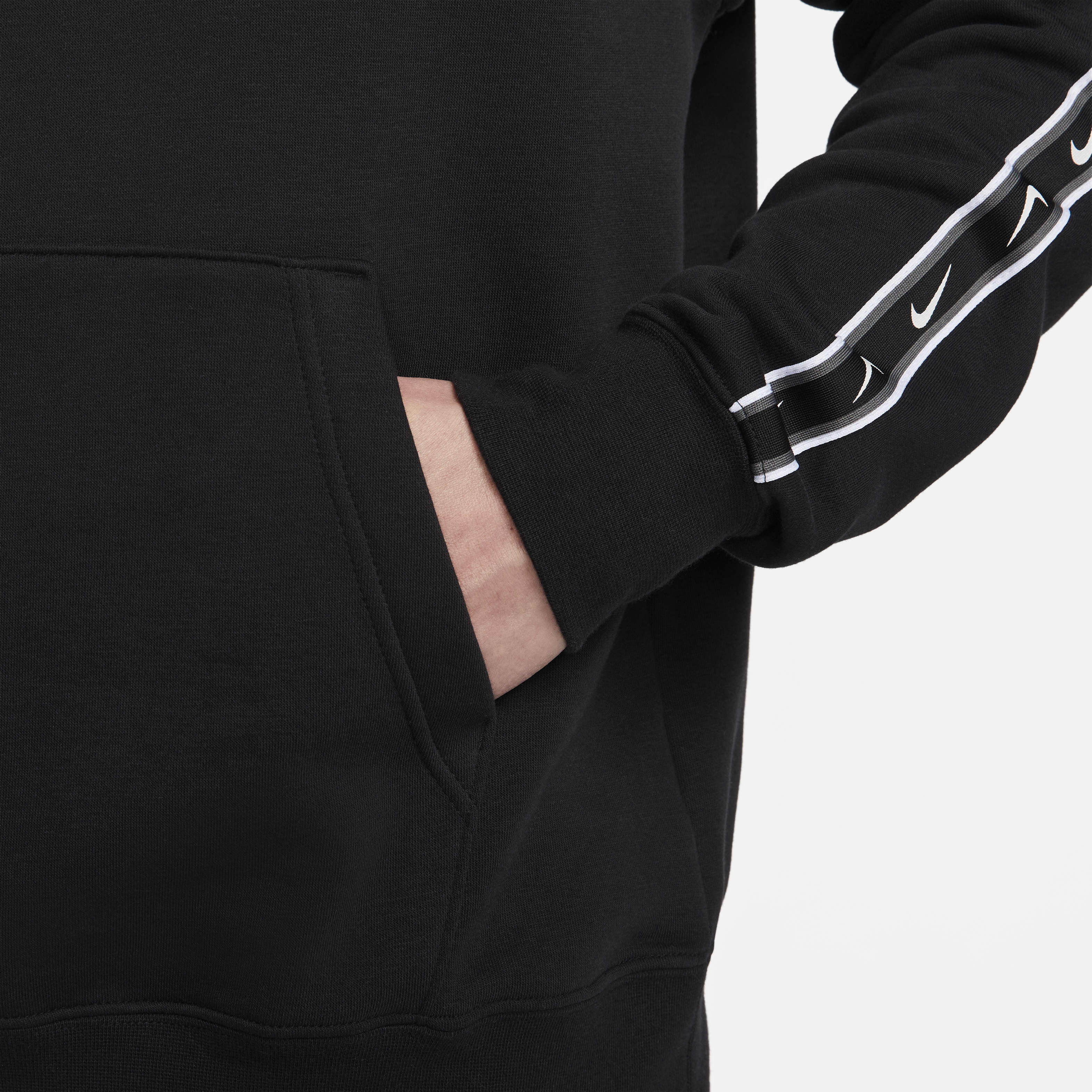 nike tape fleece hoodie