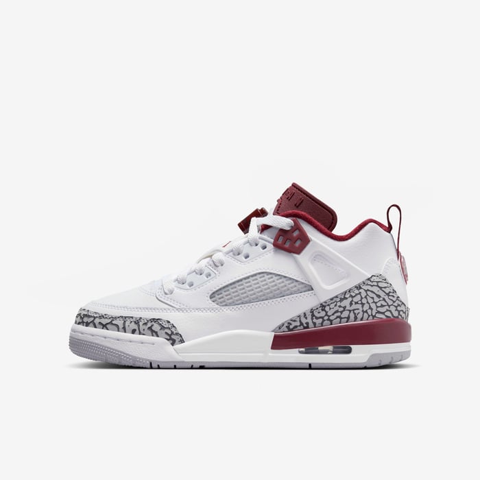 Buy Jordan Spizike Low Older Kids' Shoes White/Wolf Grey