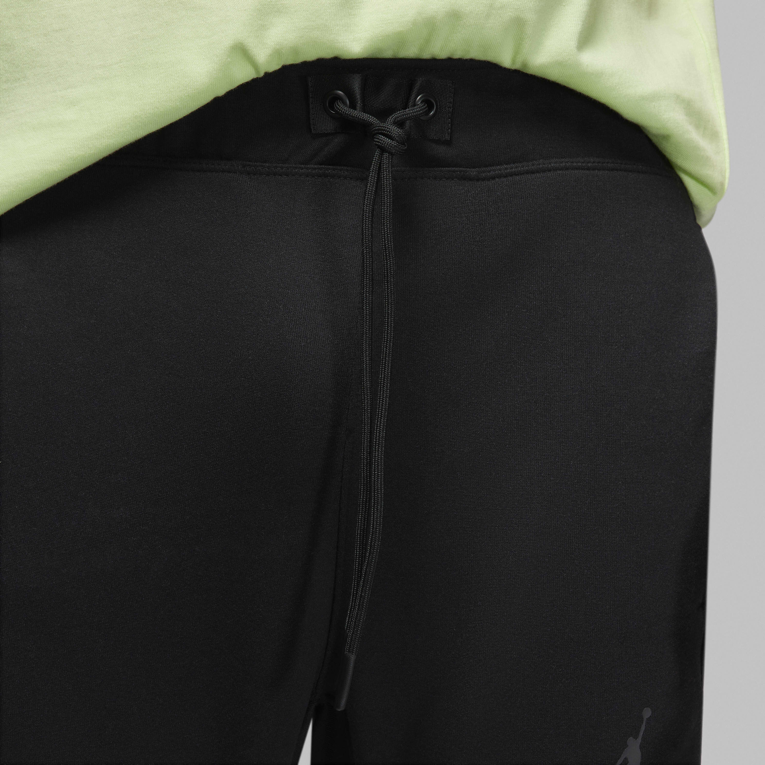 Buy Jordan Dri FIT Sport Men s Air Fleece Trousers Black Black Nike Saudi Official