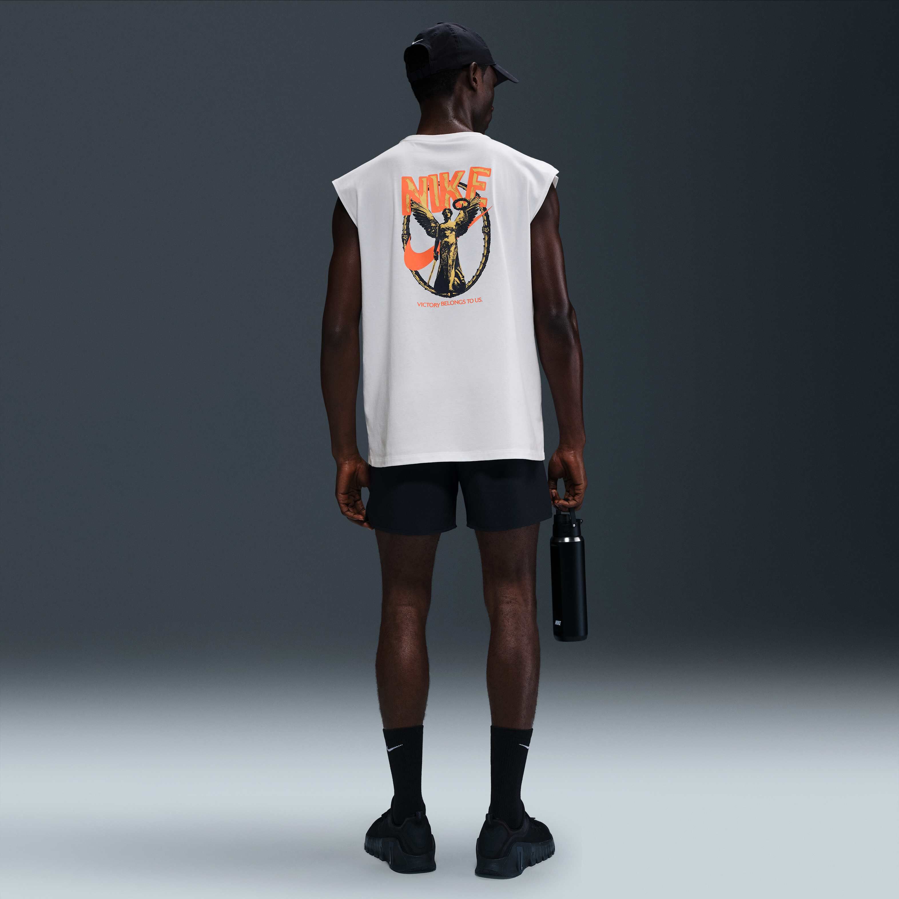 Buy Nike Men's Sleeveless Fitness T-Shirt - White | Nike
