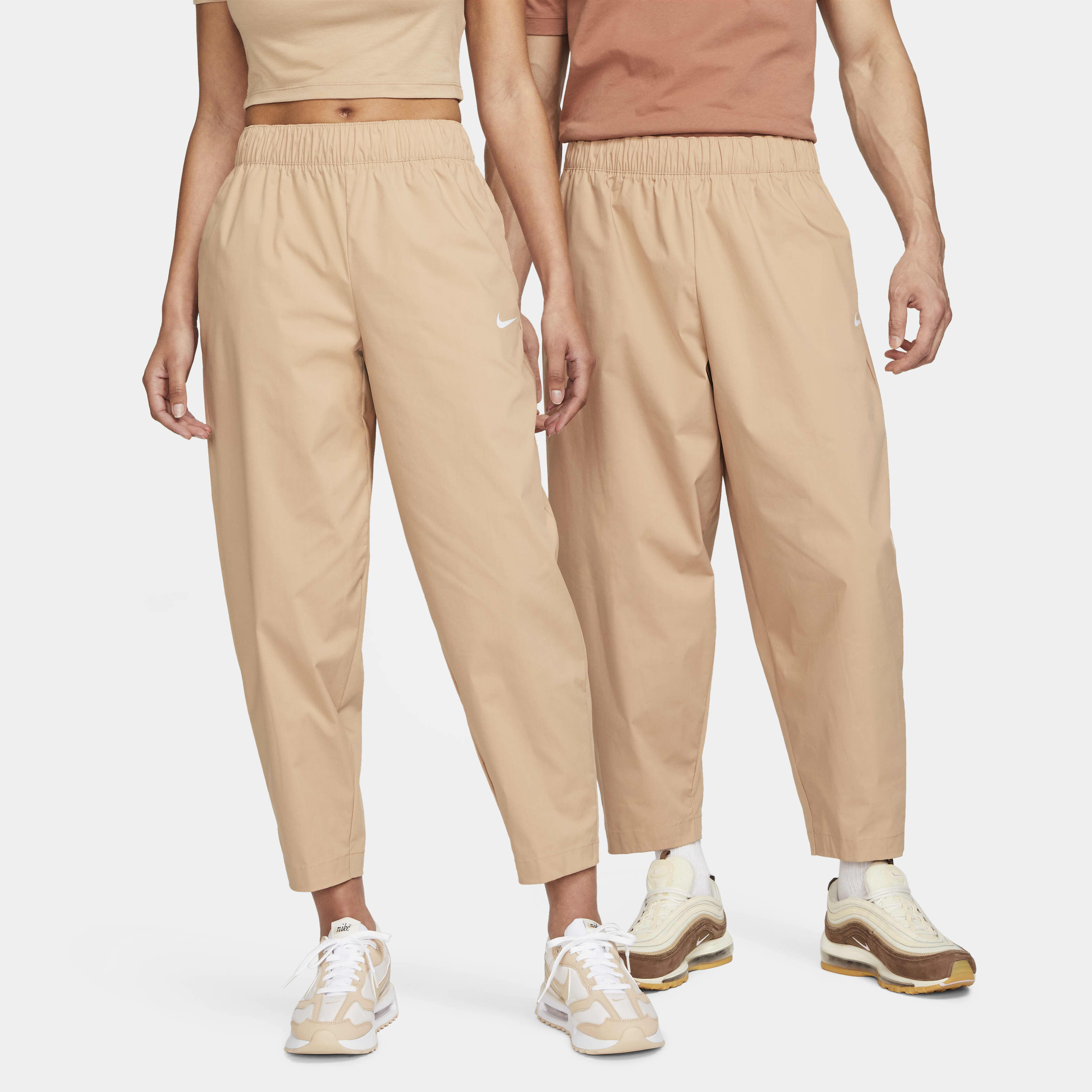 Buy Nike Sportswear Essential Women s High Rise Curve Trousers Hemp White Nike Saudi Official