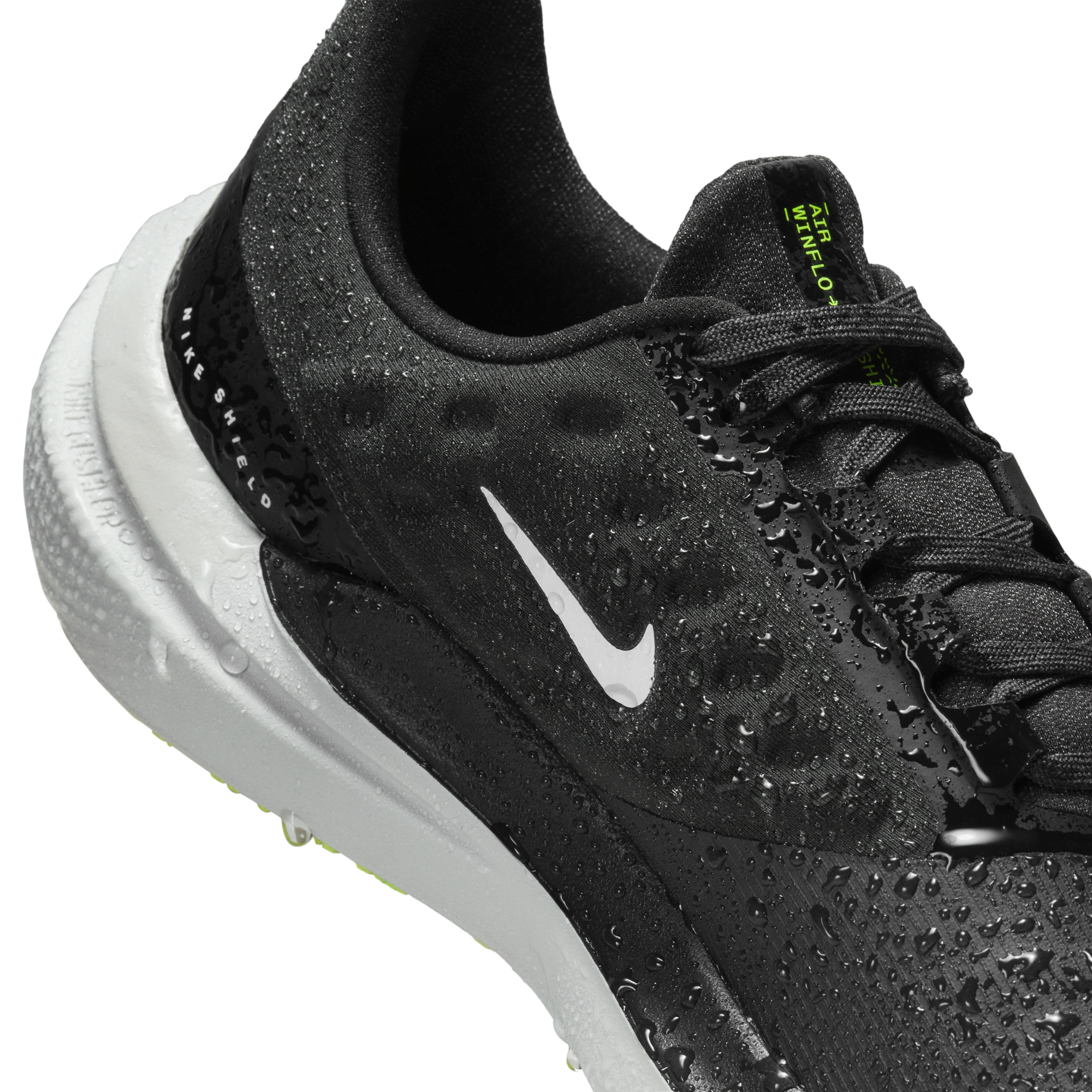 Shop Air Winflo 9 Shield Women s Weatherised Road Running Shoes
