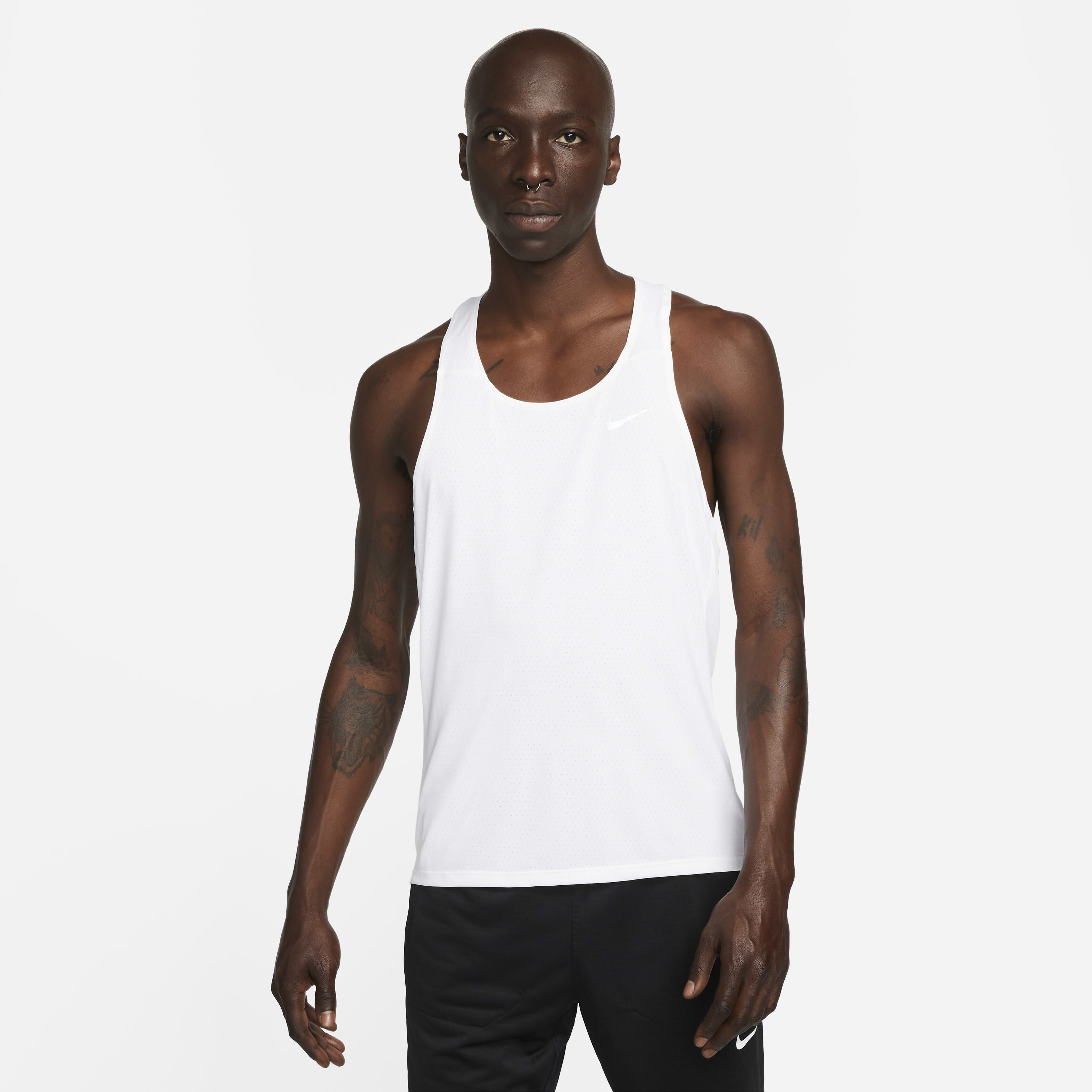 Nike dri fit vest mens clearance