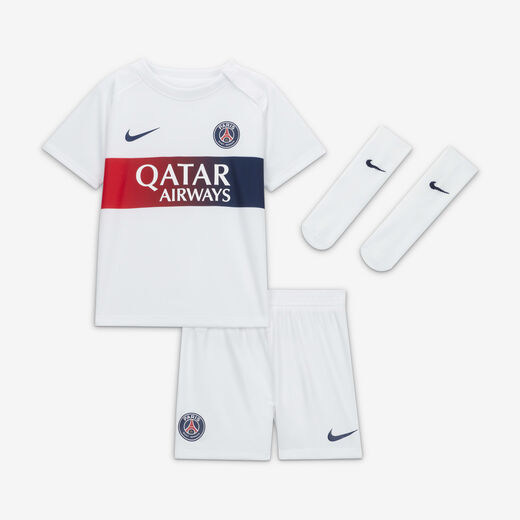 Tracksuits-Nike, Paris Saint-Germain 2023/24 Away, Baby/Toddler Nike Dri-FIT 3-Piece Kit