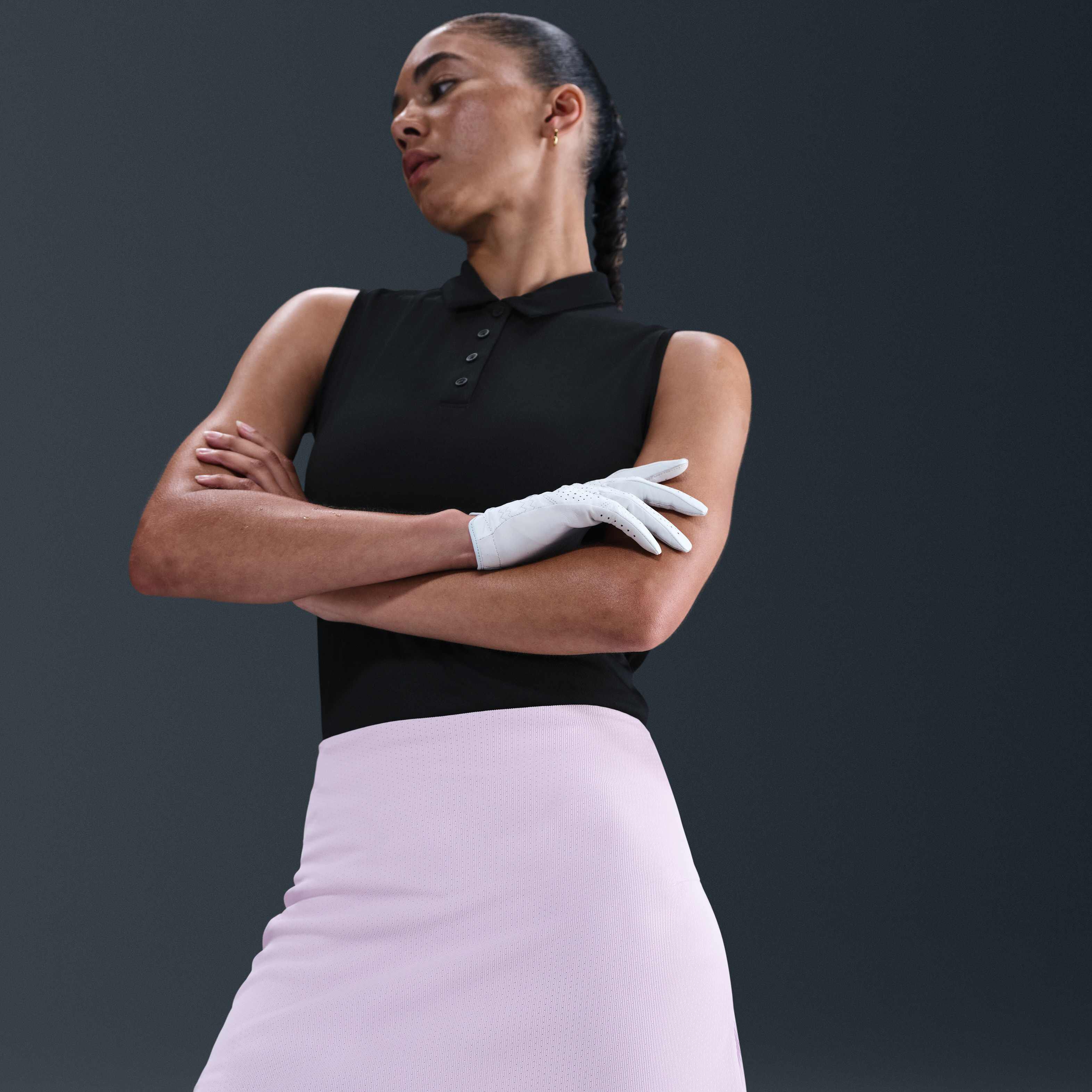 Buy Nike Tour Women's Dri-FIT ADV Golf Skirt - Doll/Black