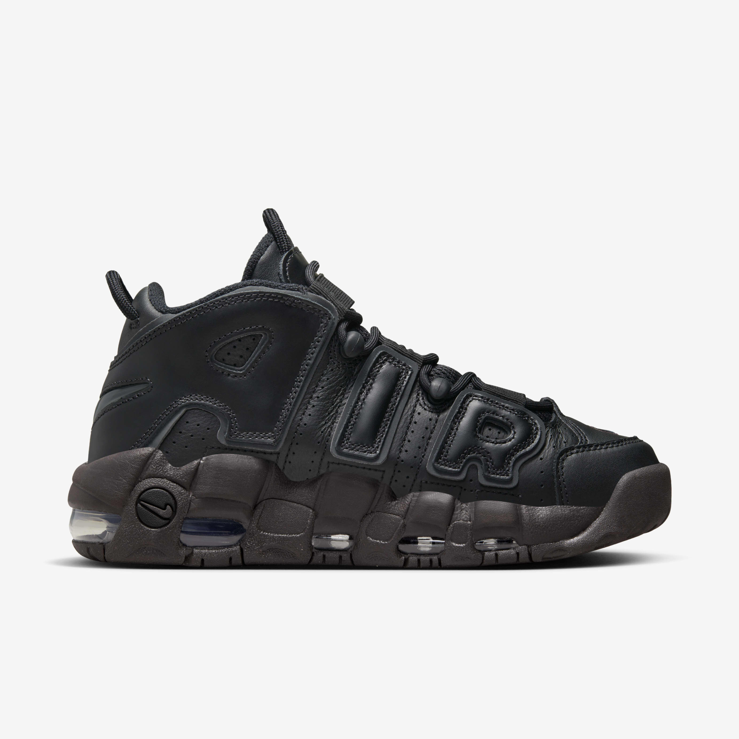 Nike uptempo black and white womens outlet
