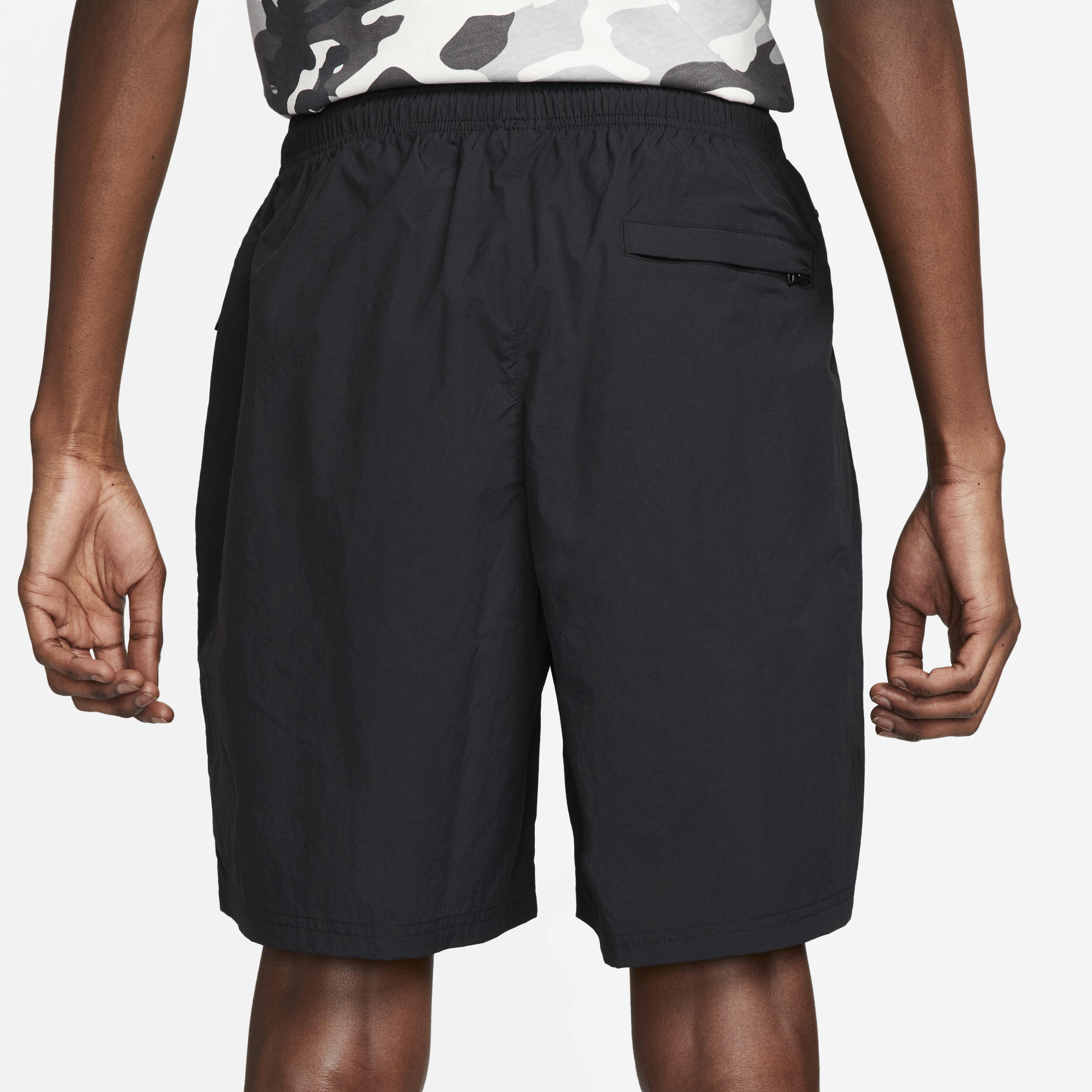 Nike swoosh woven shorts discount