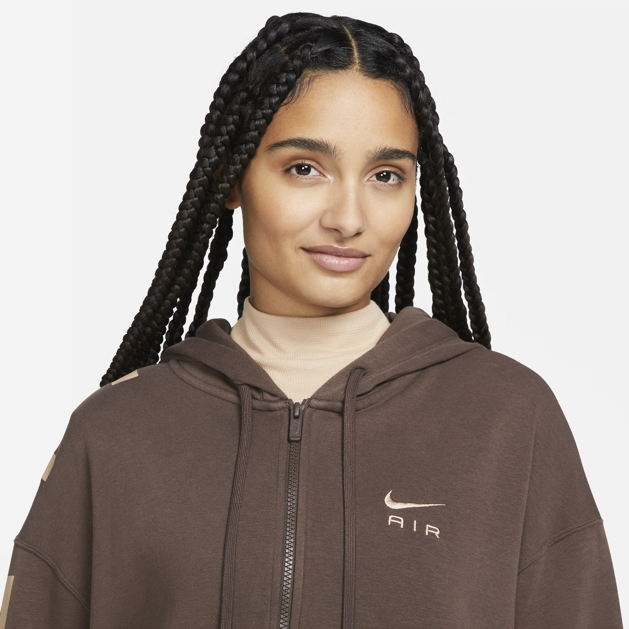 Shop Sportswear Air Women s Fleece Oversized Full Zip Hoodie