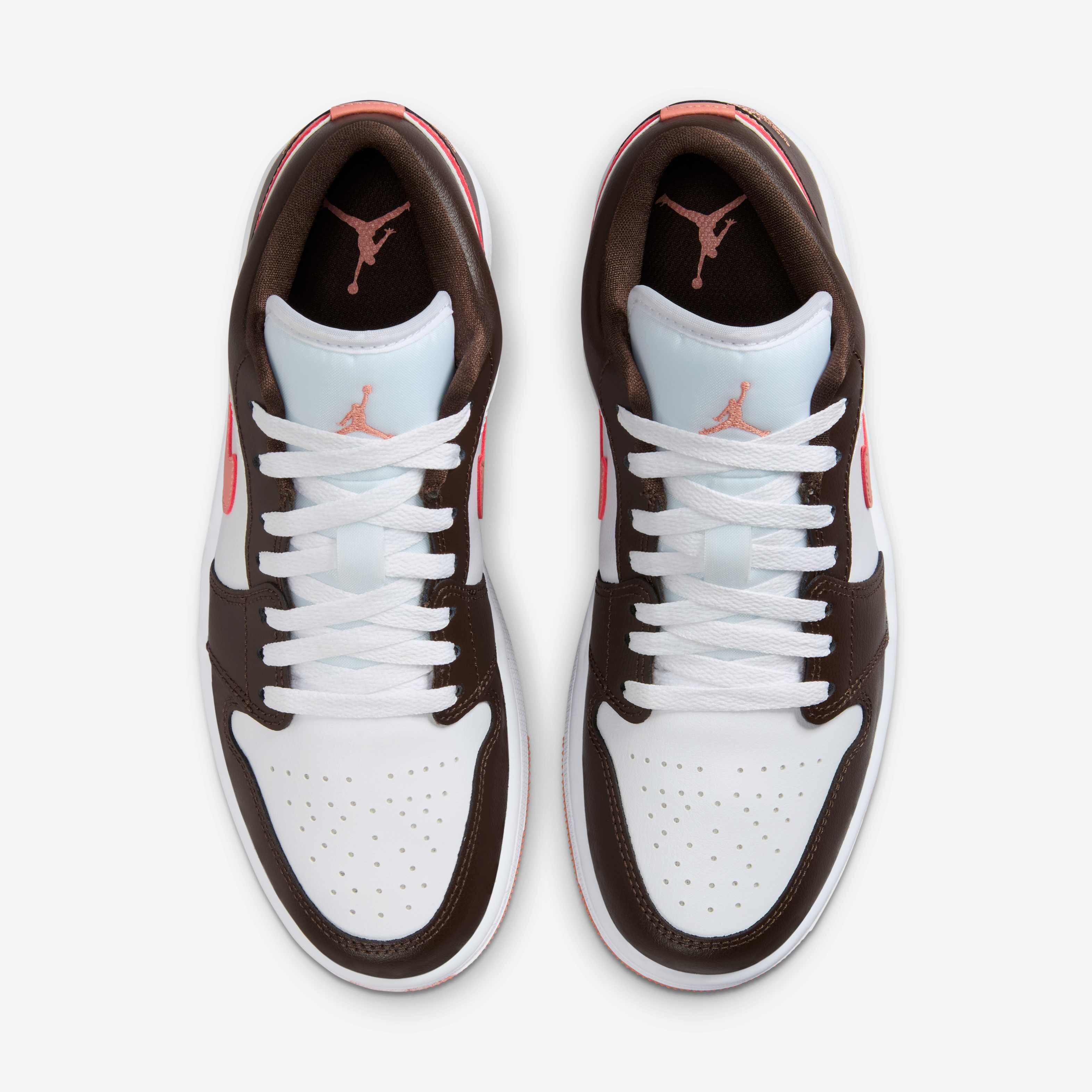 スニーカー Nike Air Jordan 1 Low W White Baroque Brown Light Madder Roo Buy Air Jordan 1 Low Women's Shoes - White/Baroque Brown
