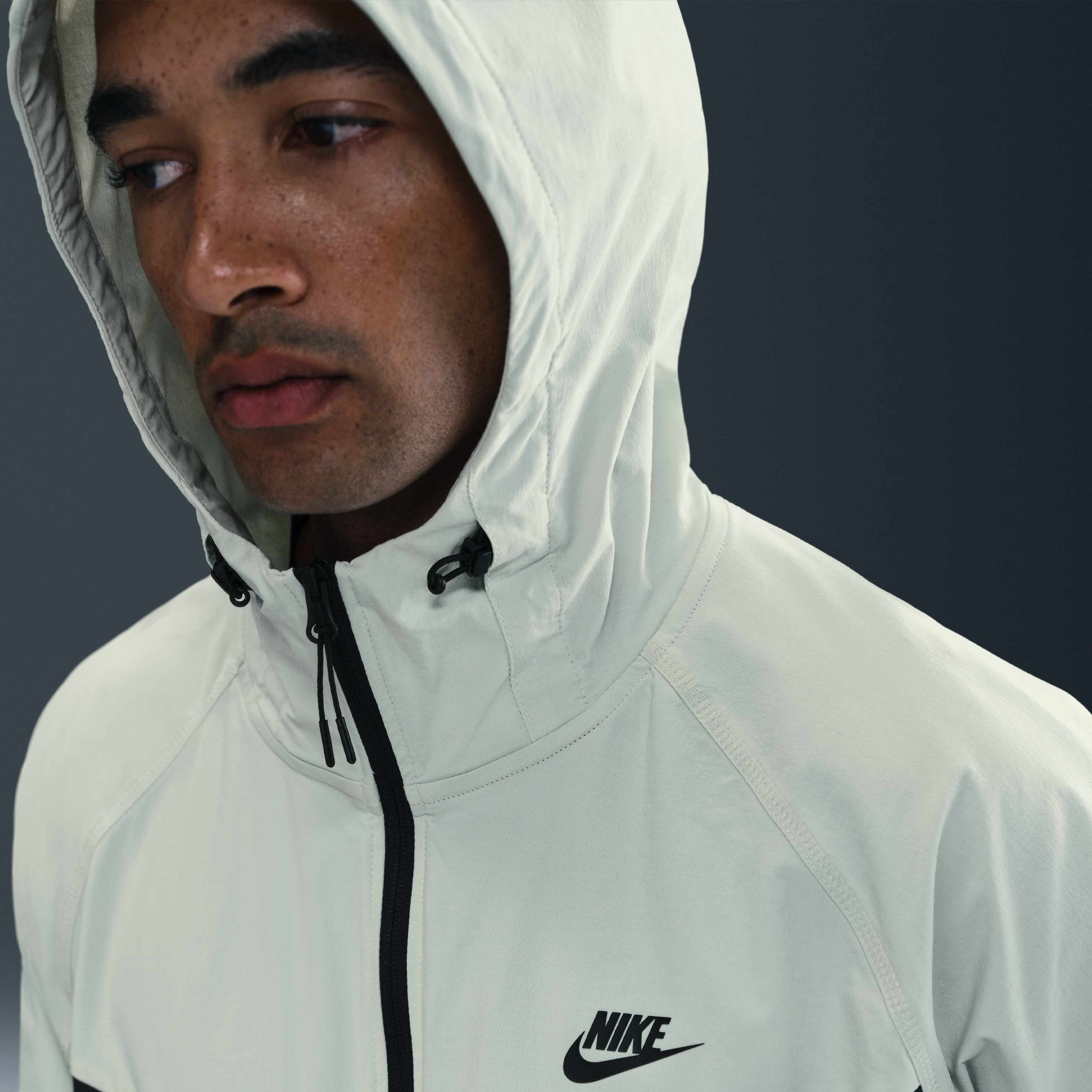 Buy Nike Tech Men's Woven Jacket - Light Silver/Light Silver/Black