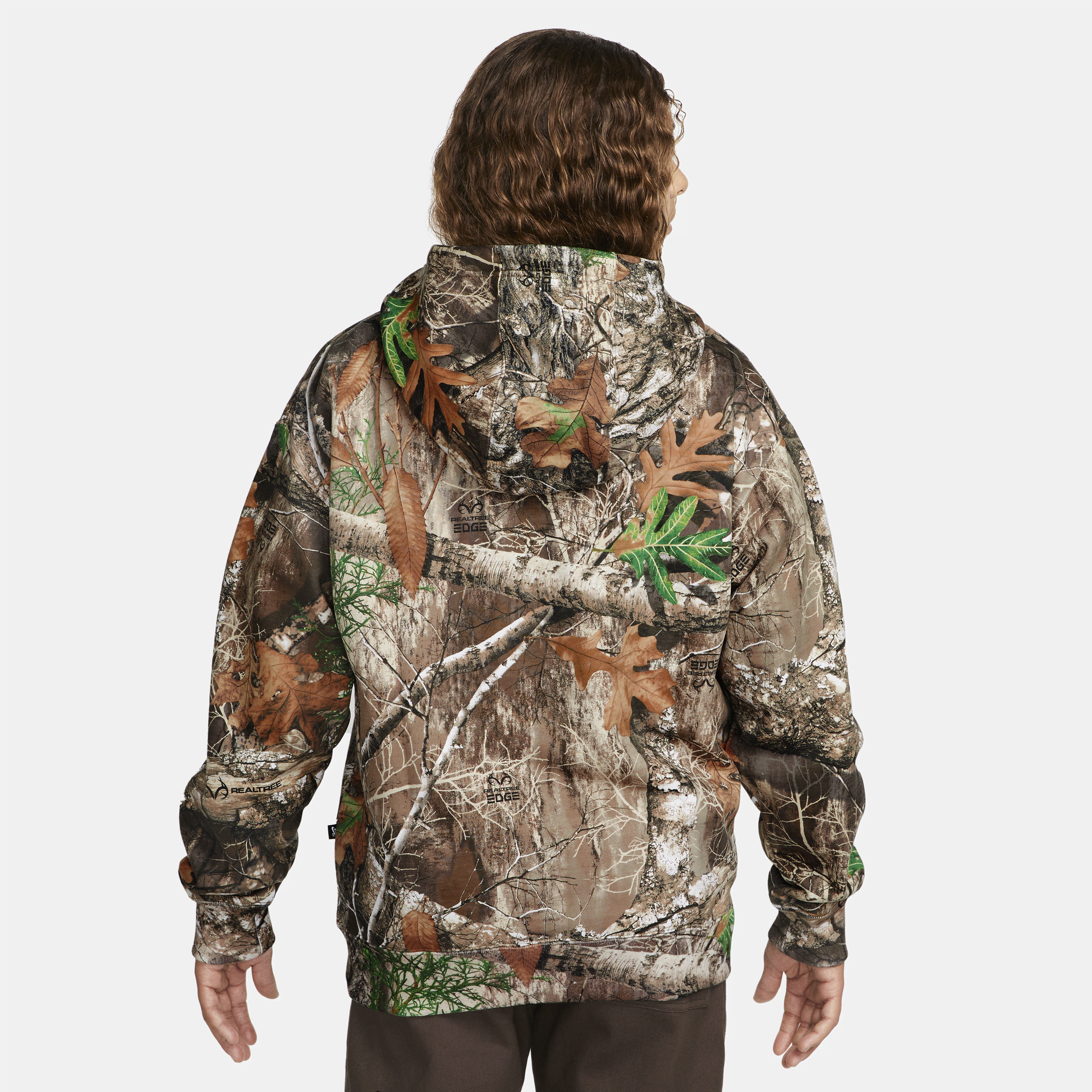 nike sb fleece realtree allover print hoodie