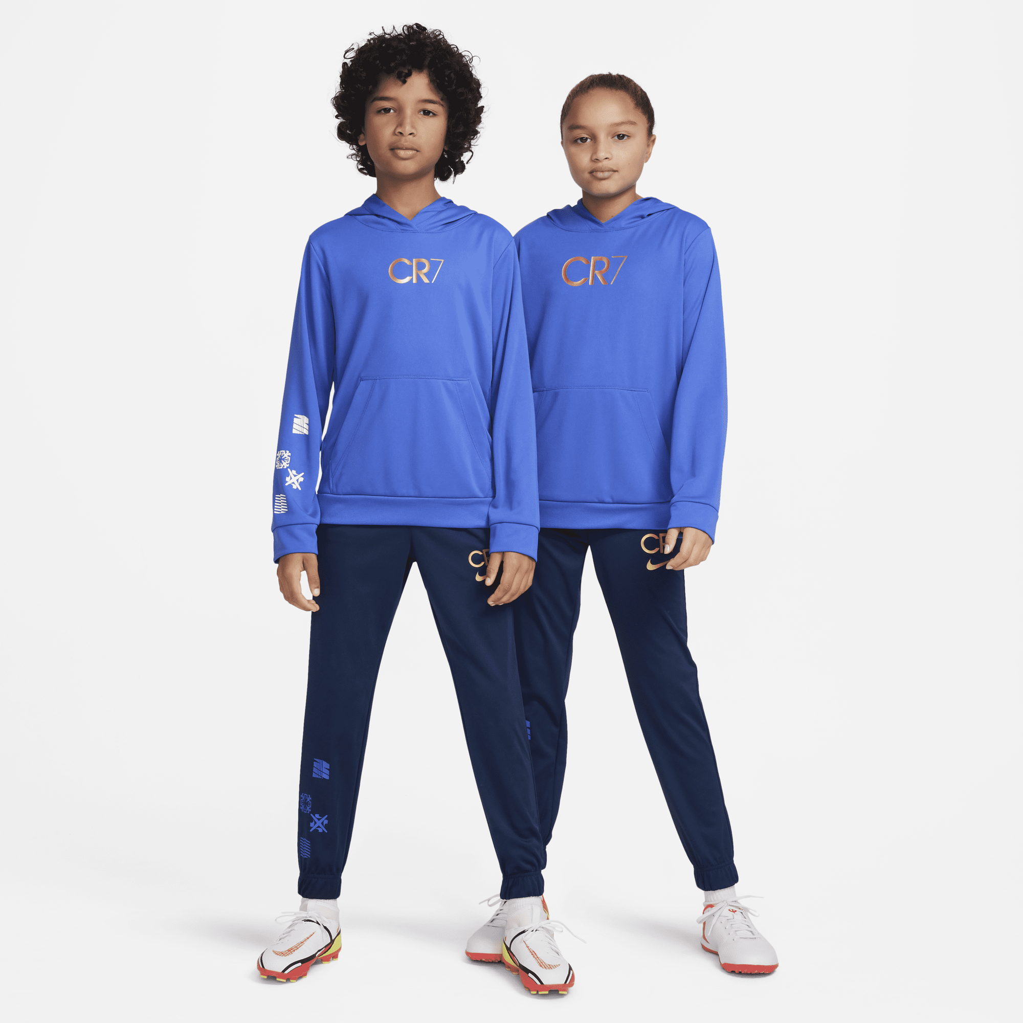 Shop CR7 Older Kids Football Hoodie Nike KSA