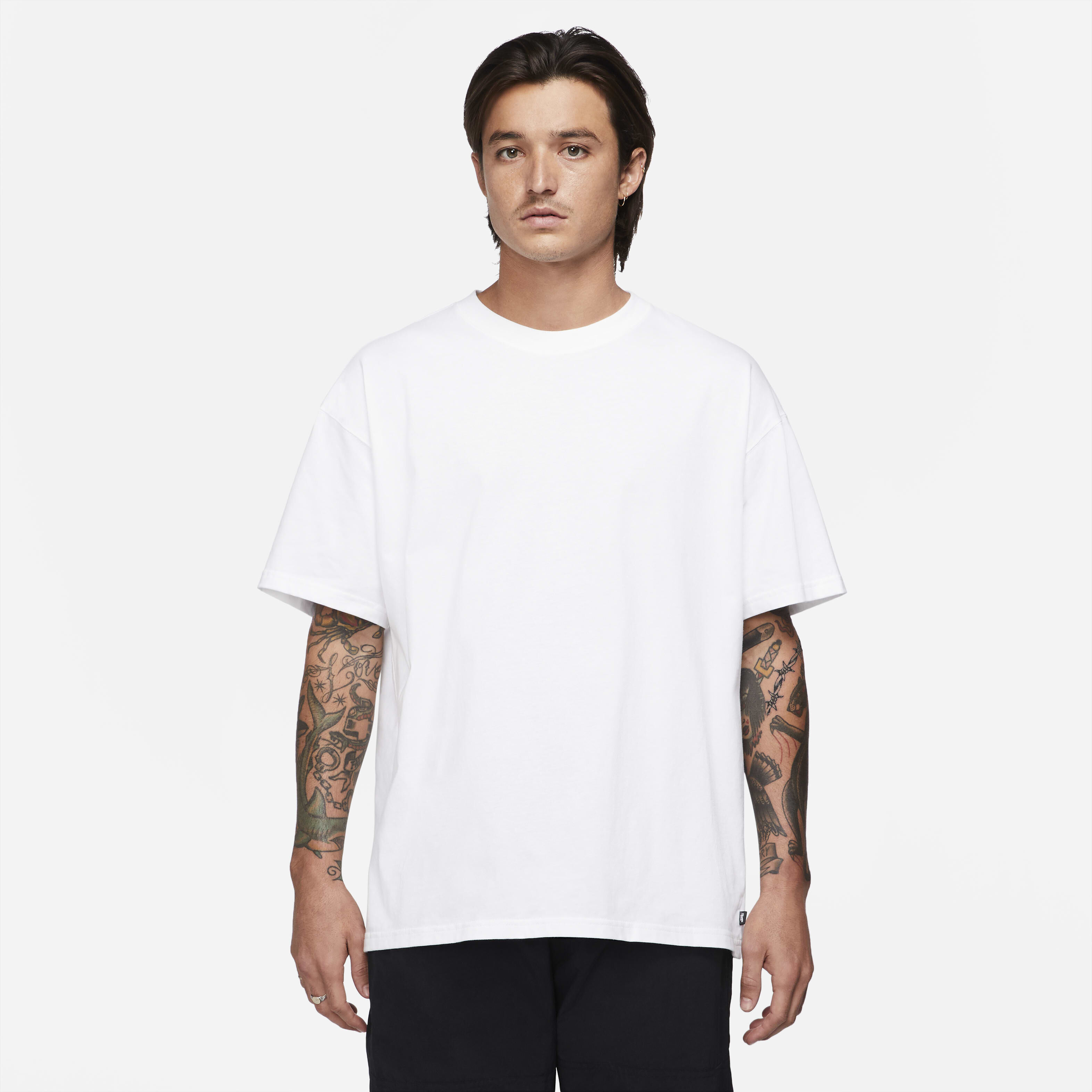 Tシャツ・カットソー Nike SB Skate T-Shirt White Nike SB Logo Skate T-Shirt. Nike IL