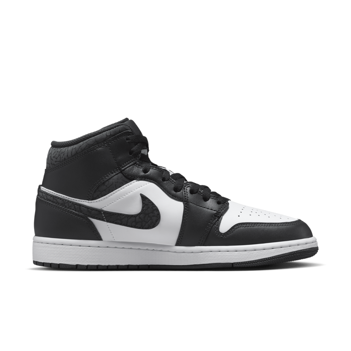 Jordan 1 sales black white mid