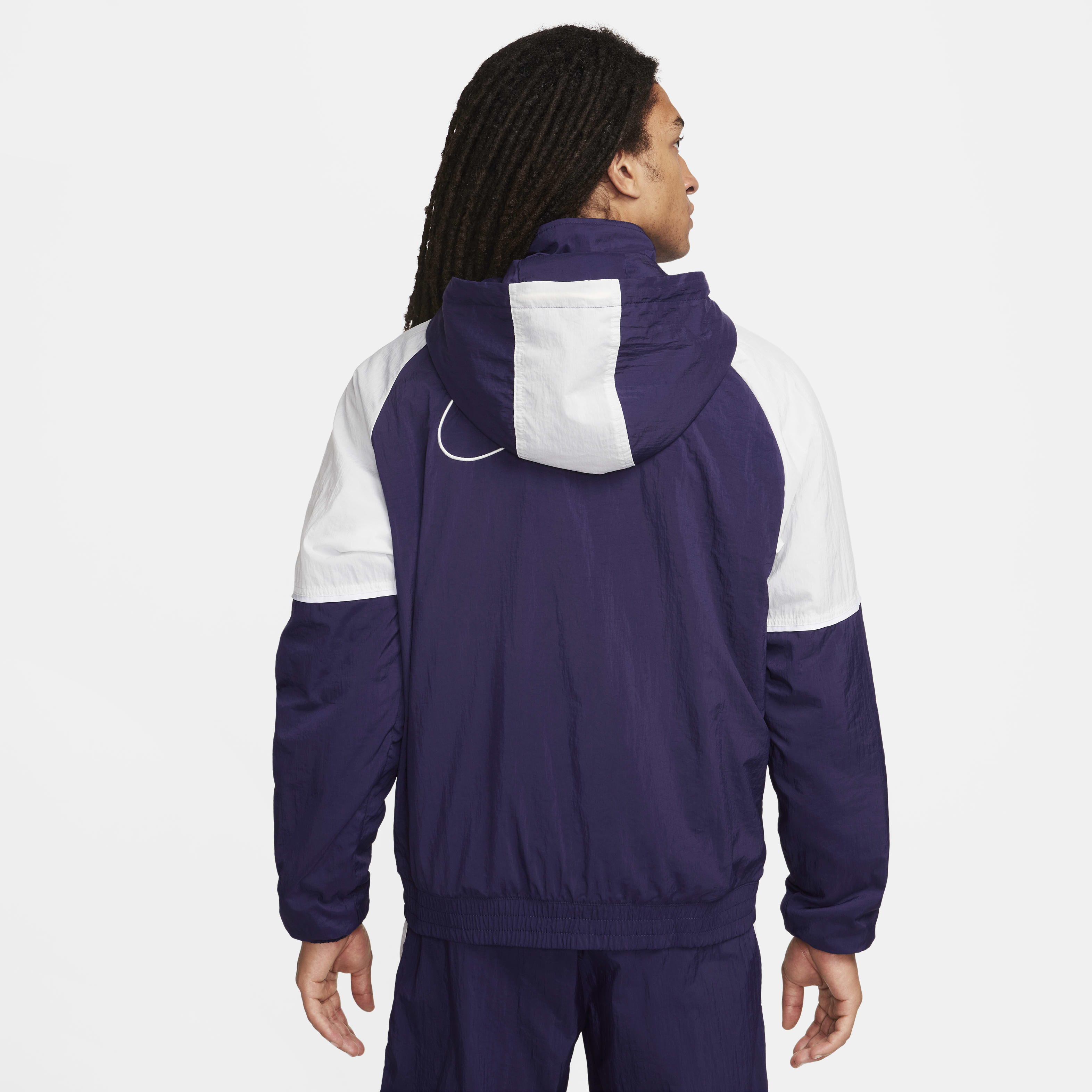 Buy Nike Men's Woven Basketball Jacket - Purple Ink/Photon