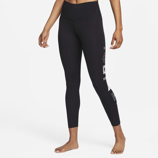 Leggings-Nike, Nike Yoga, Women's 7/8 High-Rise Graphic Leggings