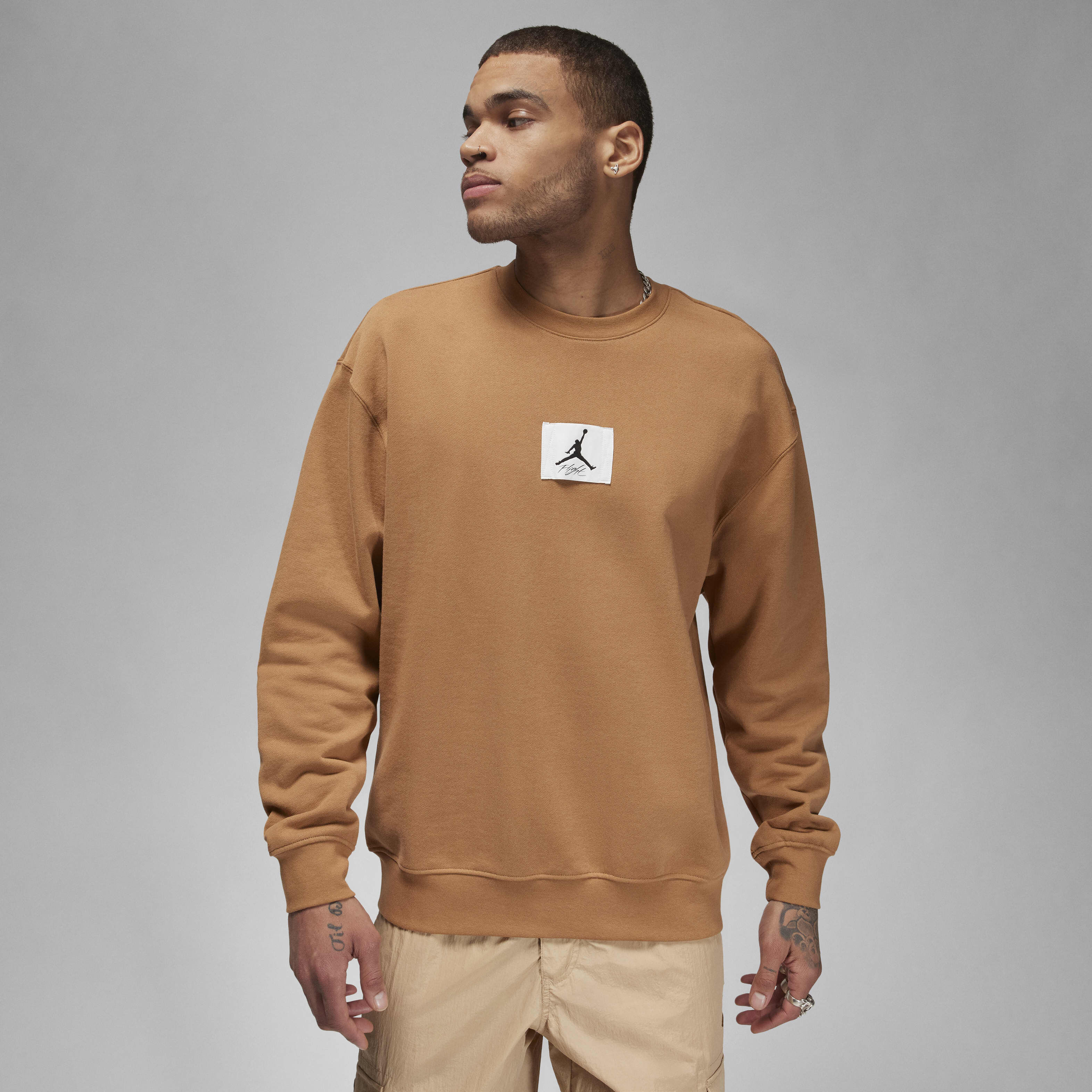 ★★Nike★★ Jordan Essential Crewneck Sweatshirt M Black Bl eyJidWNrZXQiOiJic3RuLWltYWdlLX