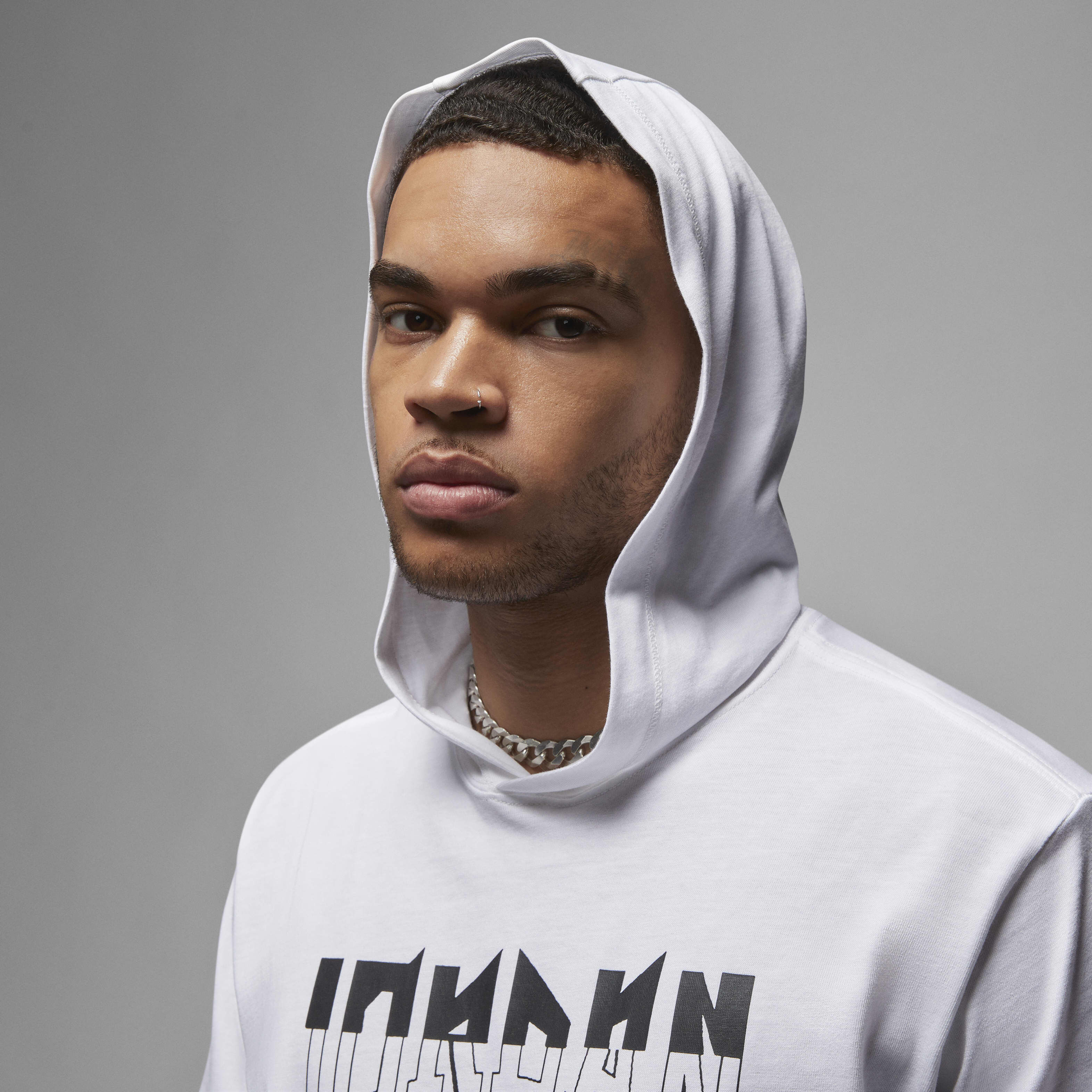 Jordan hooded t shirt hotsell