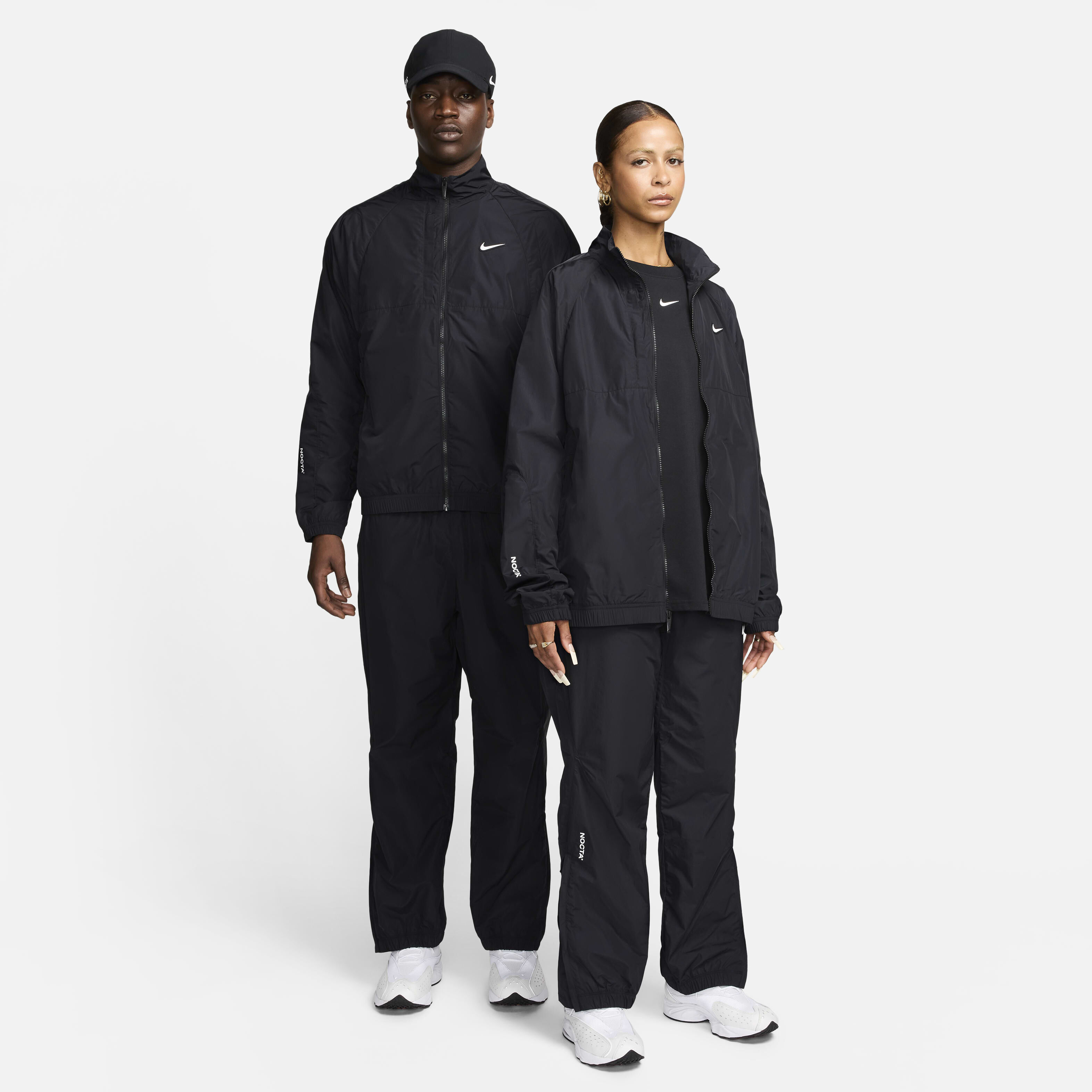 Buy NOCTA Northstar Nylon Tracksuit Bottoms - Black/Black