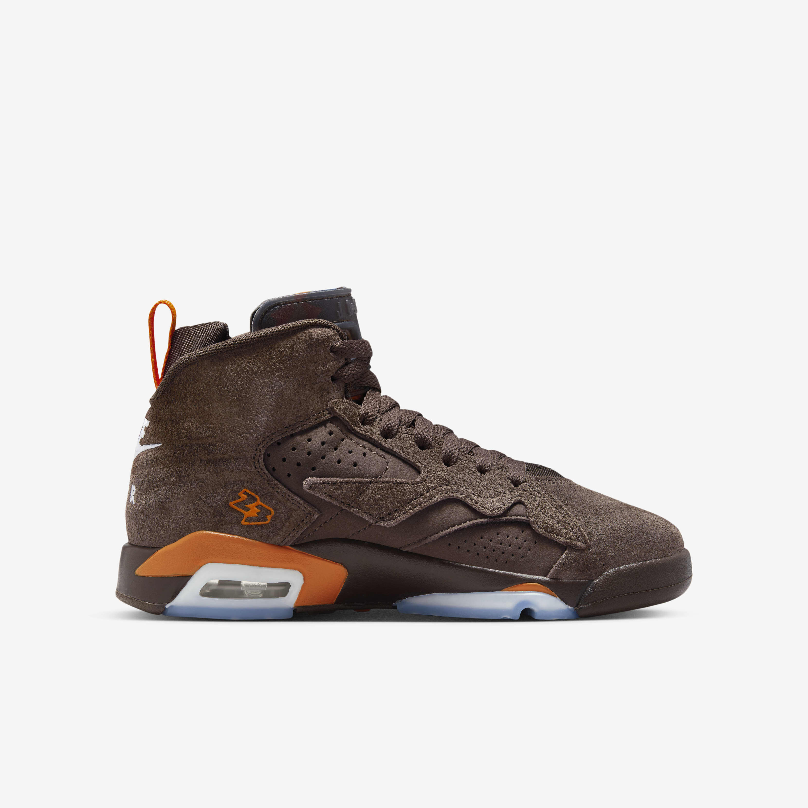 Buy Jumpman MVP Older Kids' Shoes - Track Brown/White/Magma Orange