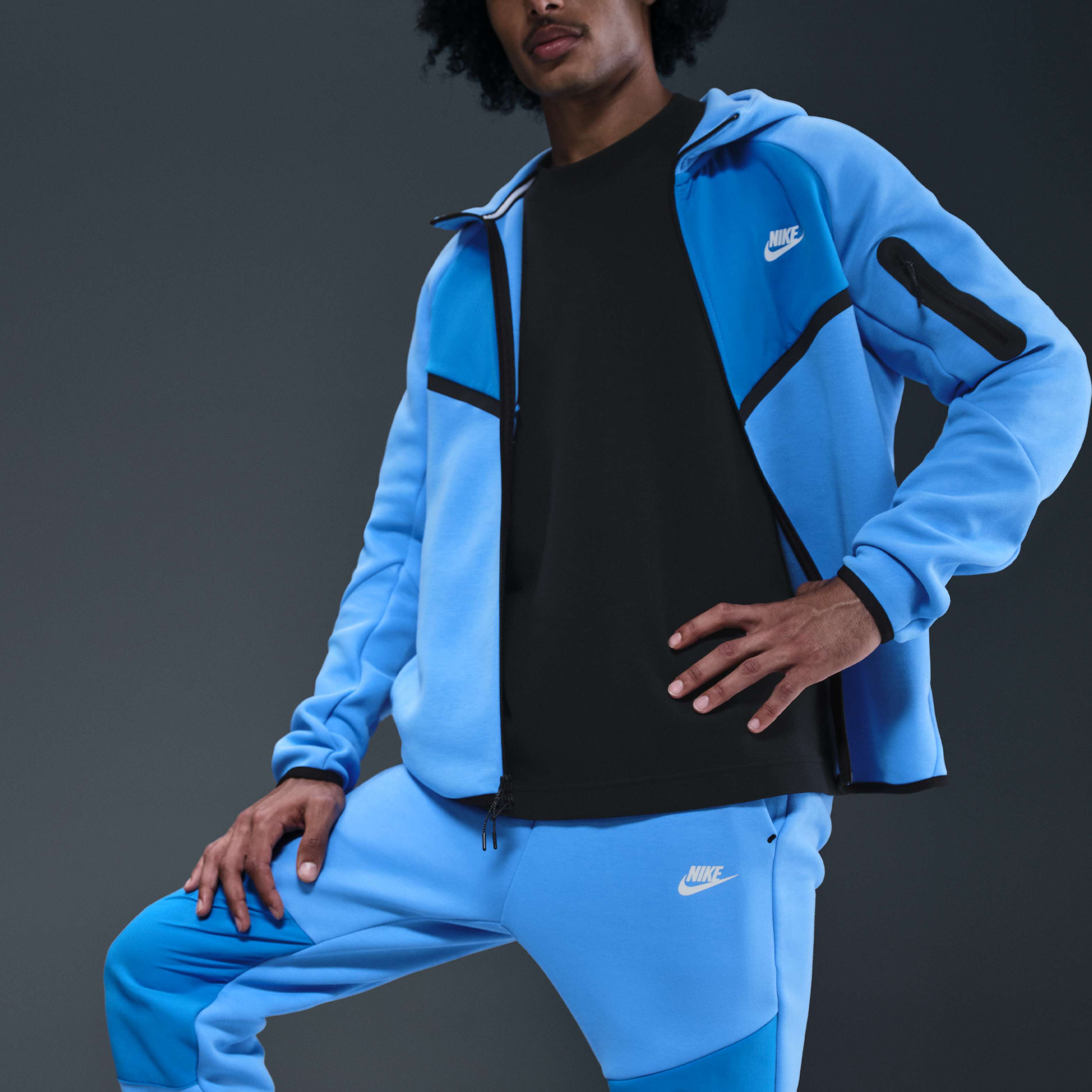 Buy Nike Tech Men's Fleece Joggers - University Blue/Light Photo