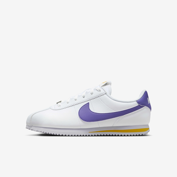 Buy Nike Cortez Older Kids' Shoes White/Varsity Maize/Varsity