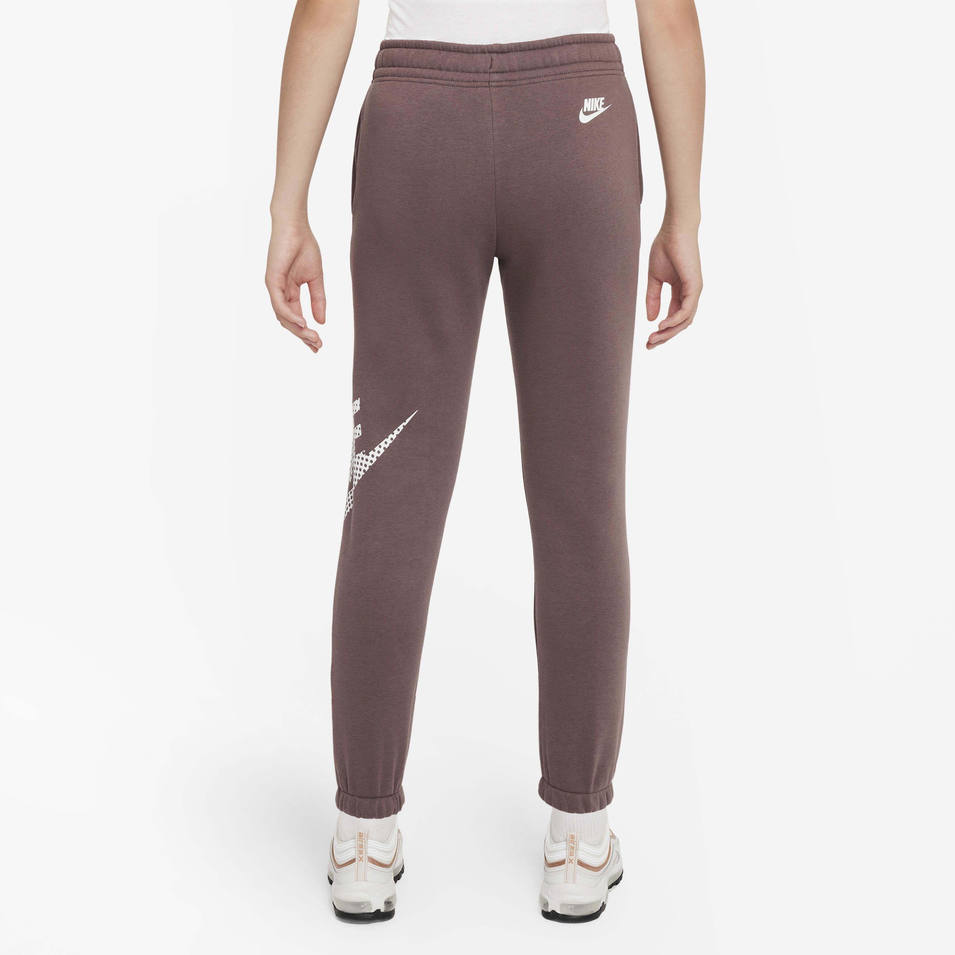 Buy Nike Sportswear Older Kids Girls Oversized Fleece Dance Trousers Plum Eclipse Nike Saudi Official