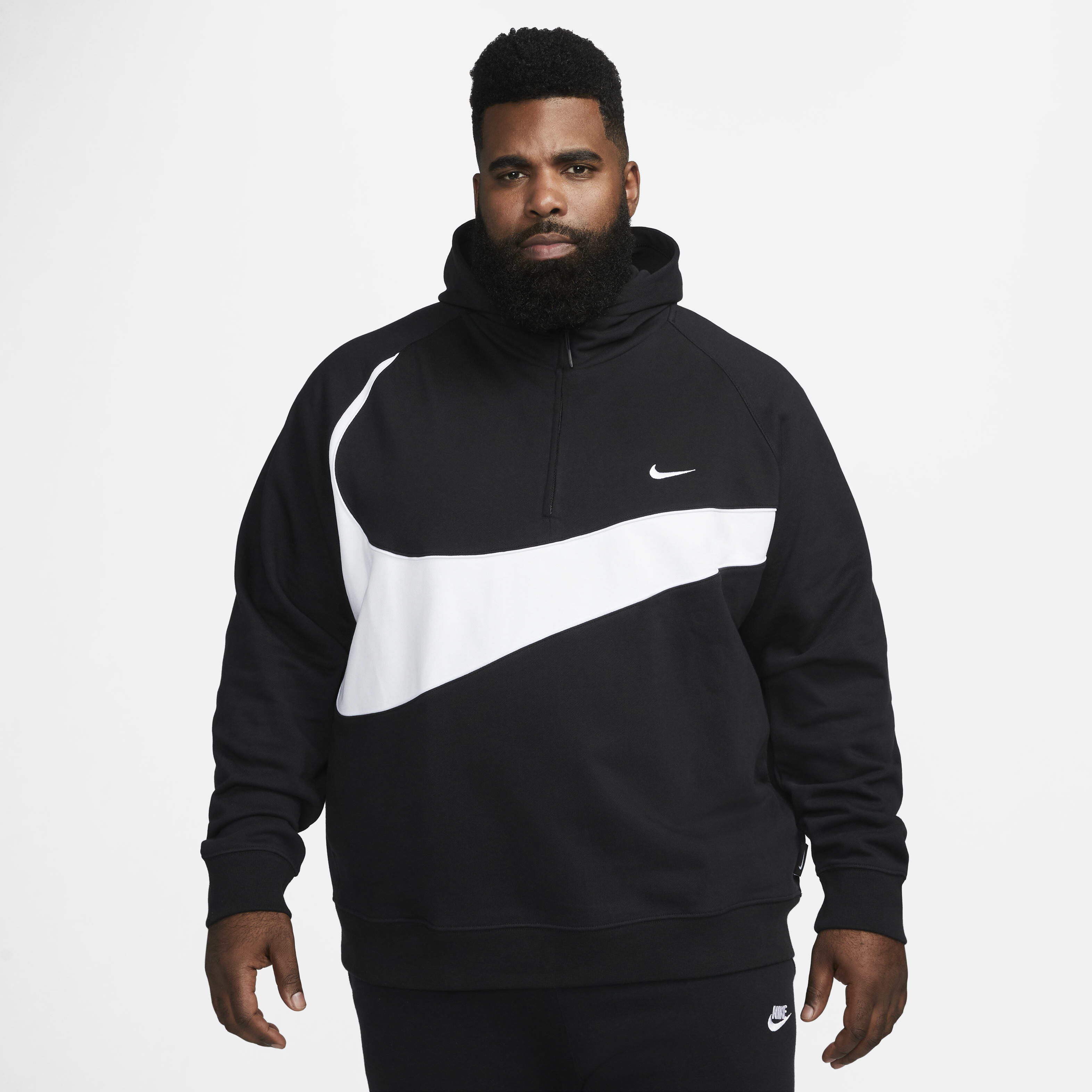Nike swoosh fleece jacket sale