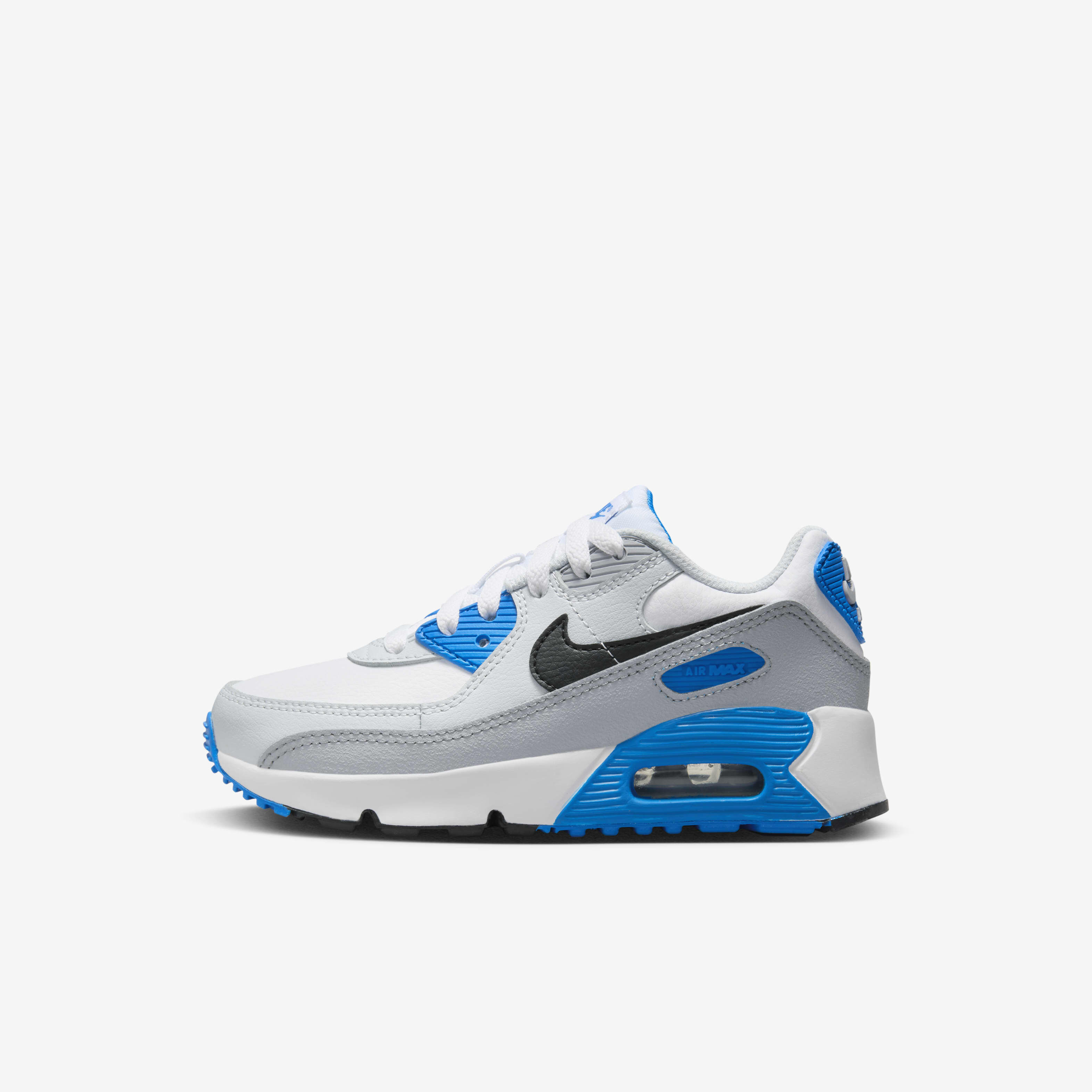 Buy Nike Air Max 90 LTR Younger Kids' Shoes White/Photo Blue