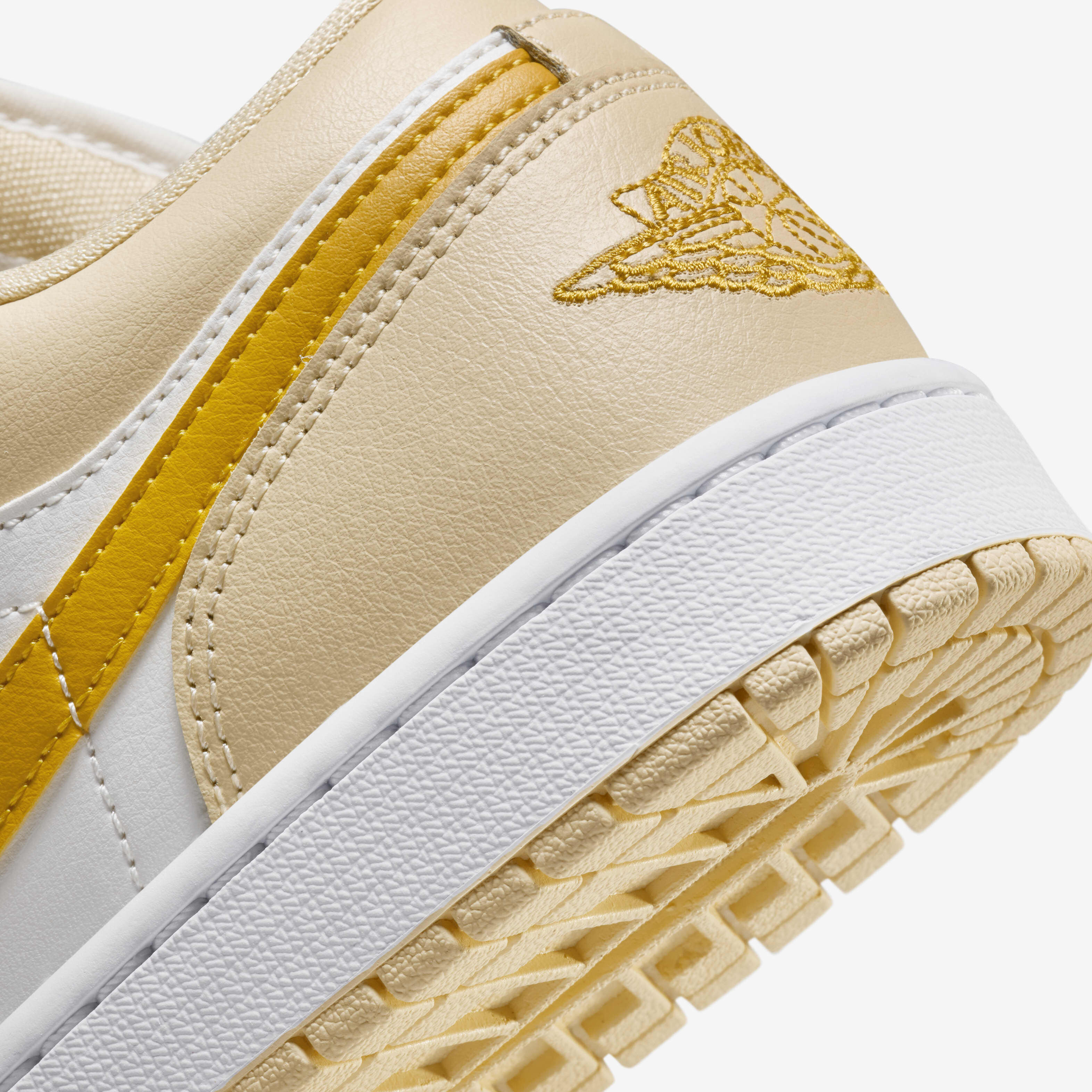 air jordan 1 low white gym yellow
