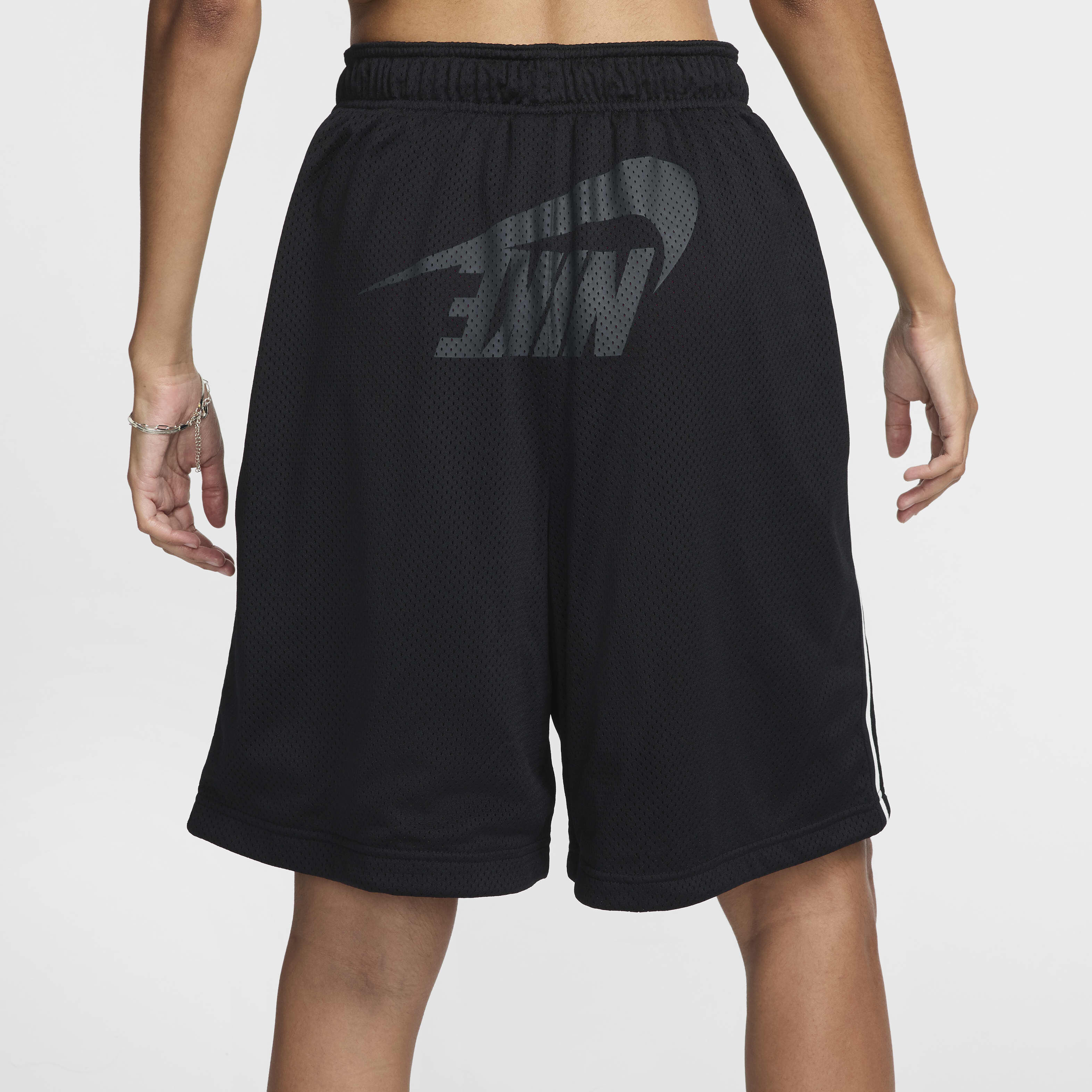 Buy Nike Sportswear Women s Mid Rise Oversized Mesh Shorts Nike Saudi Official