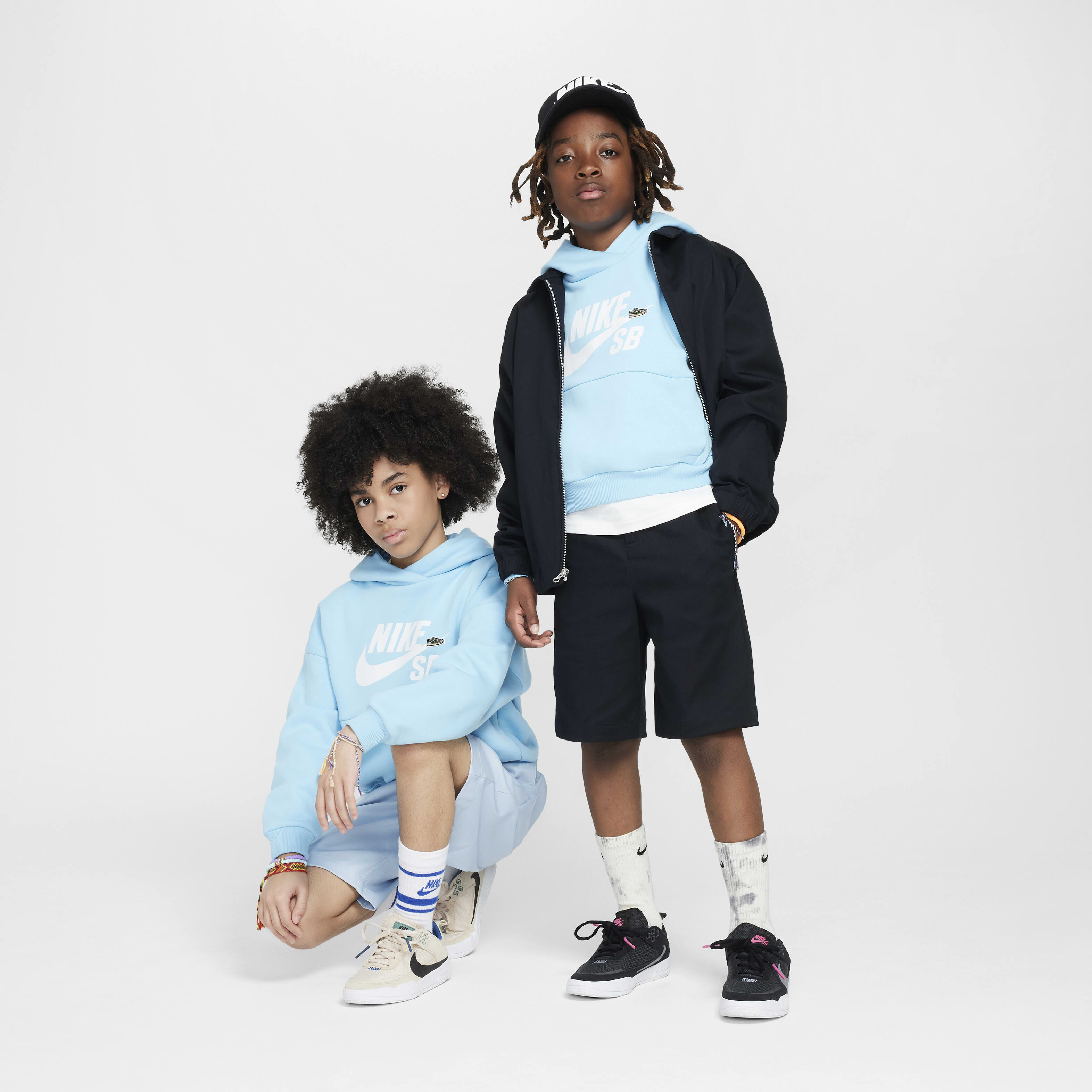 Buy Nike SB Icon Fleece EasyOn Older Kids Oversized Pullover Hoodie Nike Saudi Official