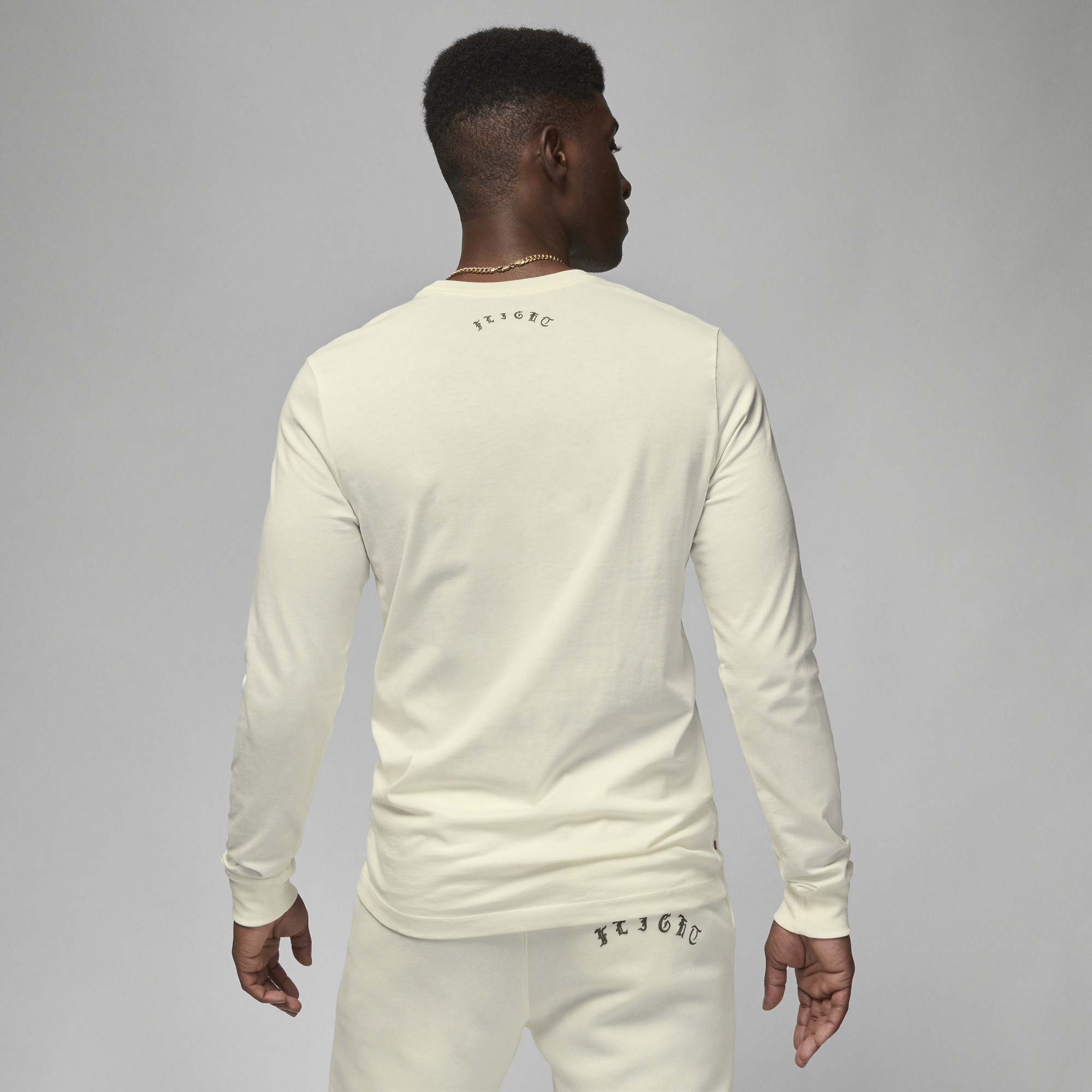 Nike air long outlet sleeve t shirt blanc
