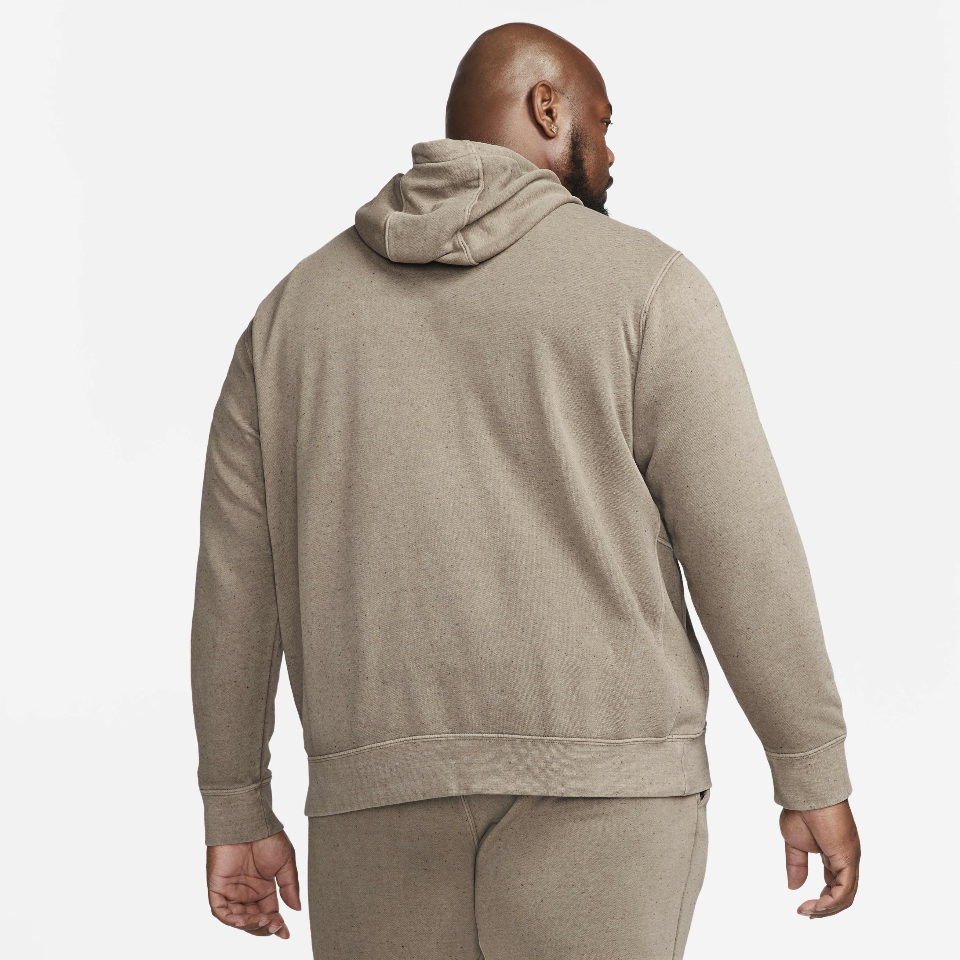 Buy Nike Club Fleece Men s Pullover Hoodie Olive Grey Nike Saudi Official