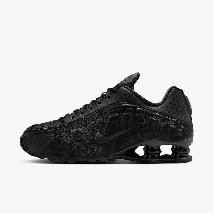 Buy Nike Shox R4 Women's Shoes Black/Dark Smoke Grey Nike