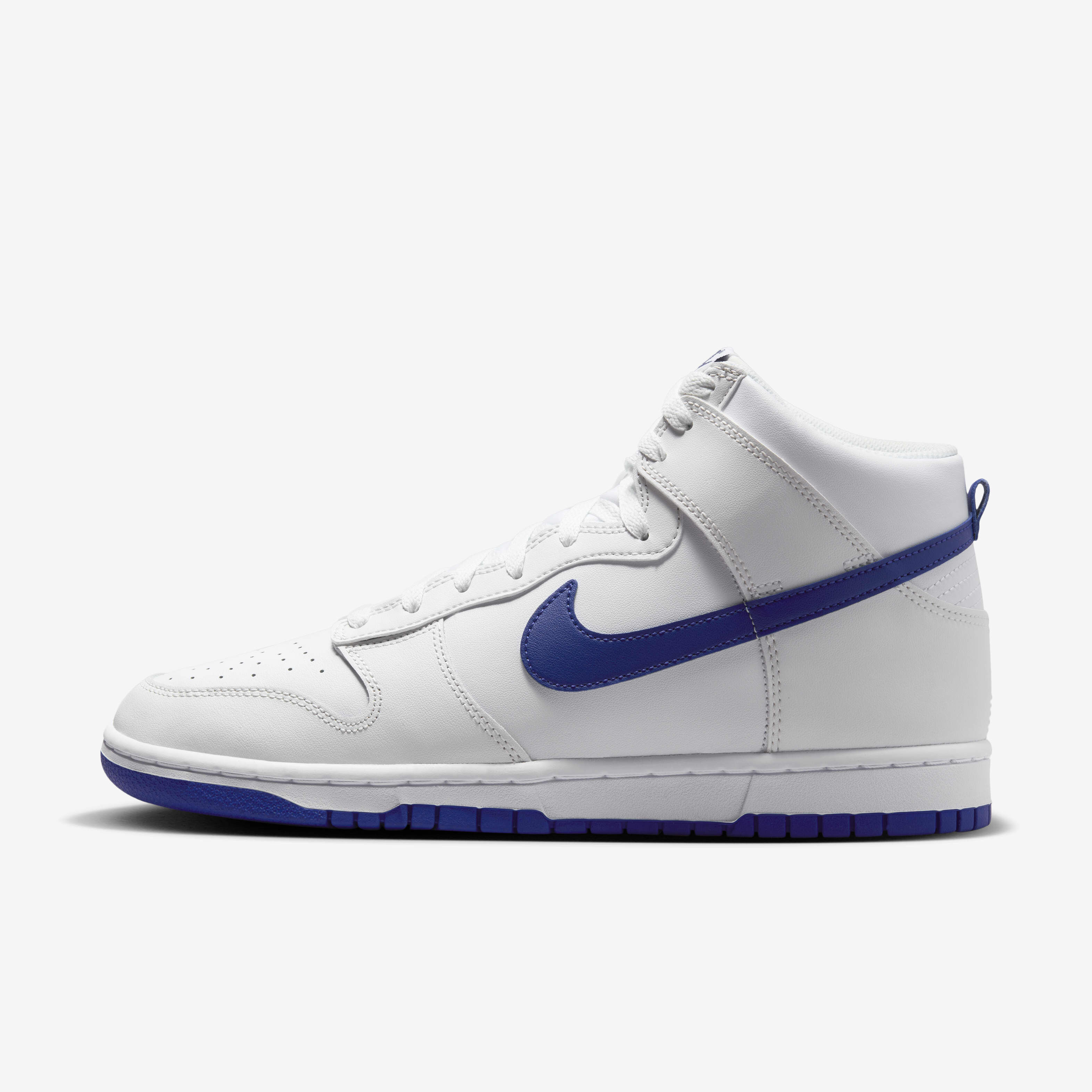 Buy Nike Dunk Hi Retro Men s Shoes White Summit White Concord Nike Saudi Official
