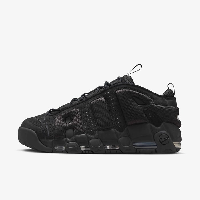 Buy Nike Air More Uptempo Low Men's Shoes Black/Black Nike Saudi