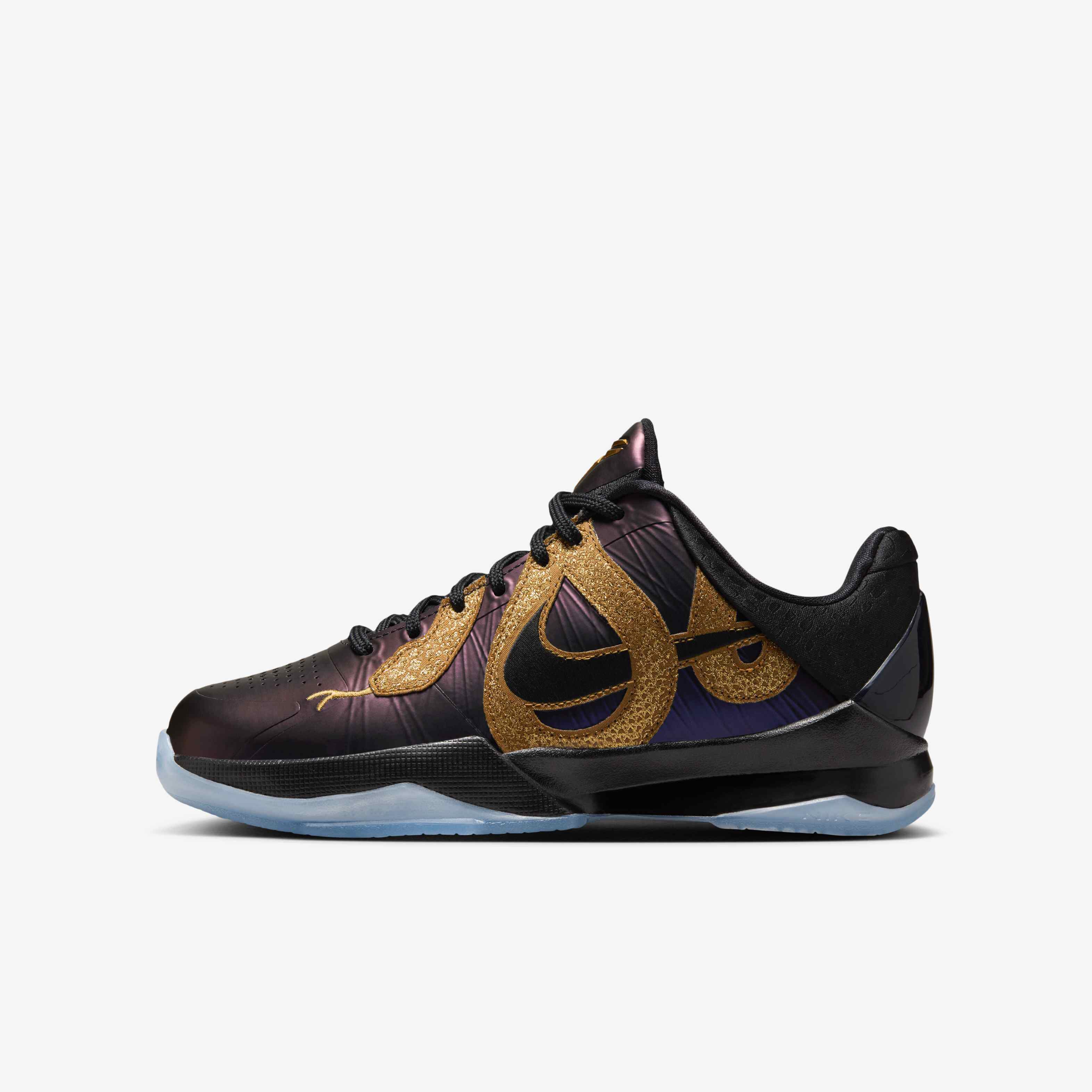 Buy Kobe V Older Kids' Basketball Shoes - Eggplant/Metallic