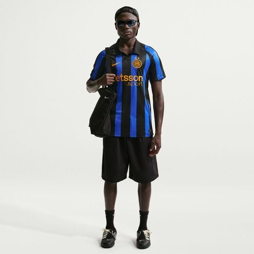 Men's Clothing-Nike, Inter Milan 2026/27 Stadium Home, Men's Nike Dri-FIT Football Replica Shirt