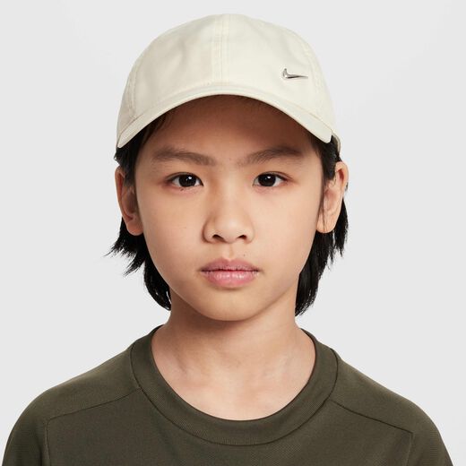 Kids' Caps, Visors & Headbands-Nike, Nike Dri-FIT Club, Kids' Unstructured Metal Swoosh Cap
