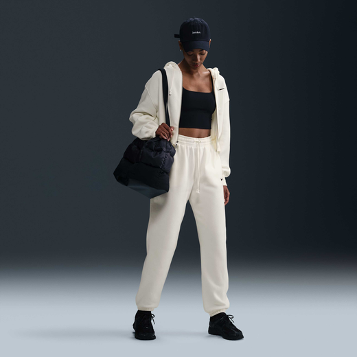 جديد البناطيل والليقنز النسائية-نايكي, نايكي سبورتسوير فينيكس فليس, بنطال البدلة الرياضية واسع بخصر مرتفع للنساء