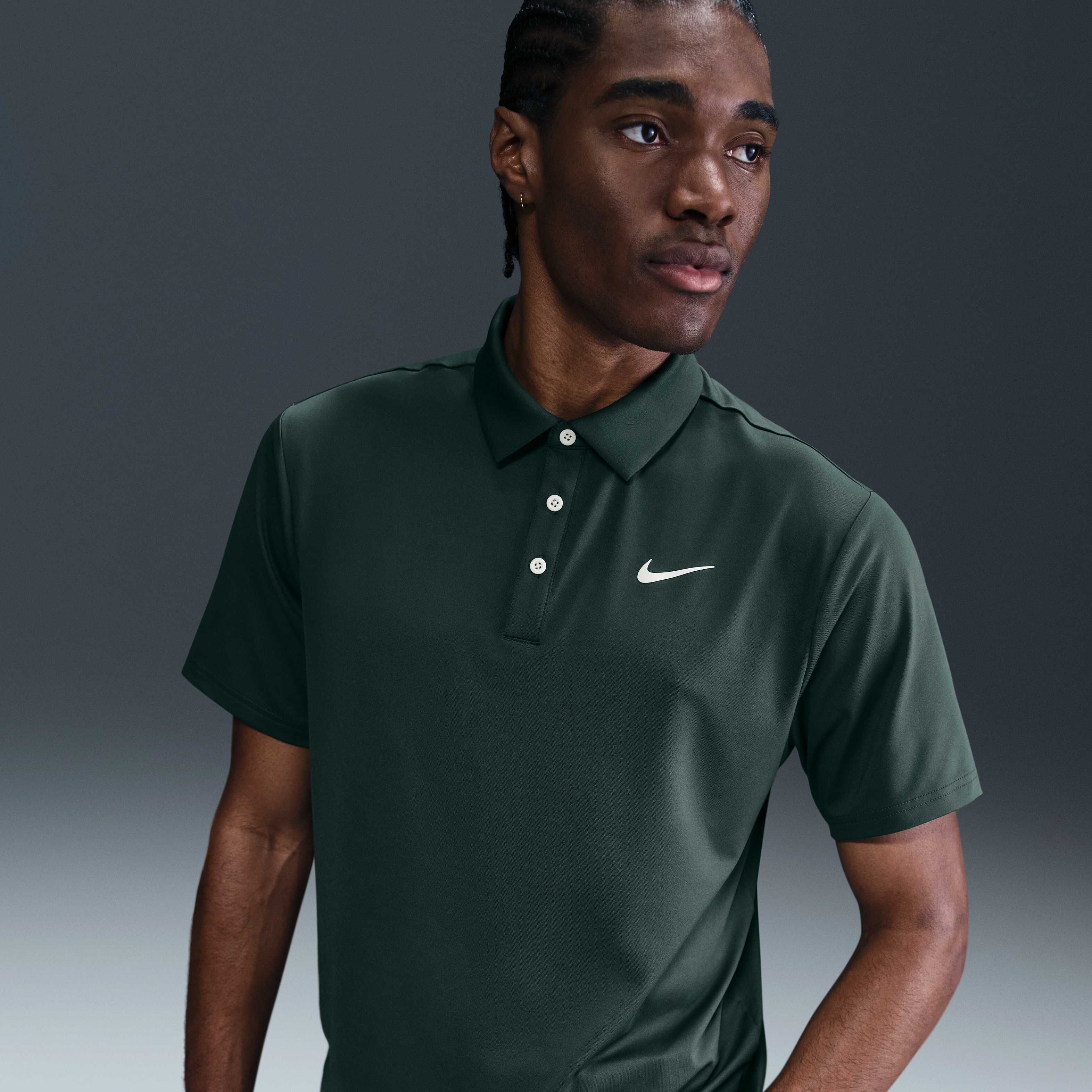 Buy Nike Tour Men's DriFIT Solid Golf Polo Vintage Green/Pale Ivory